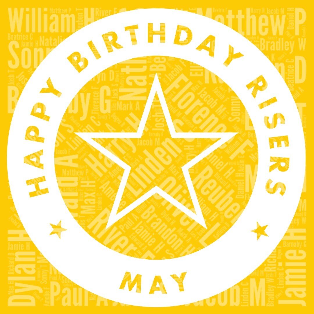 Happy Birthday to all of our Risers who celebrate their birthday in May! 💫

#risingstars #happybirthdayrisers #gorisers
#morethanjustafootballclub #goodbyeapril #hellomay #happybirthday