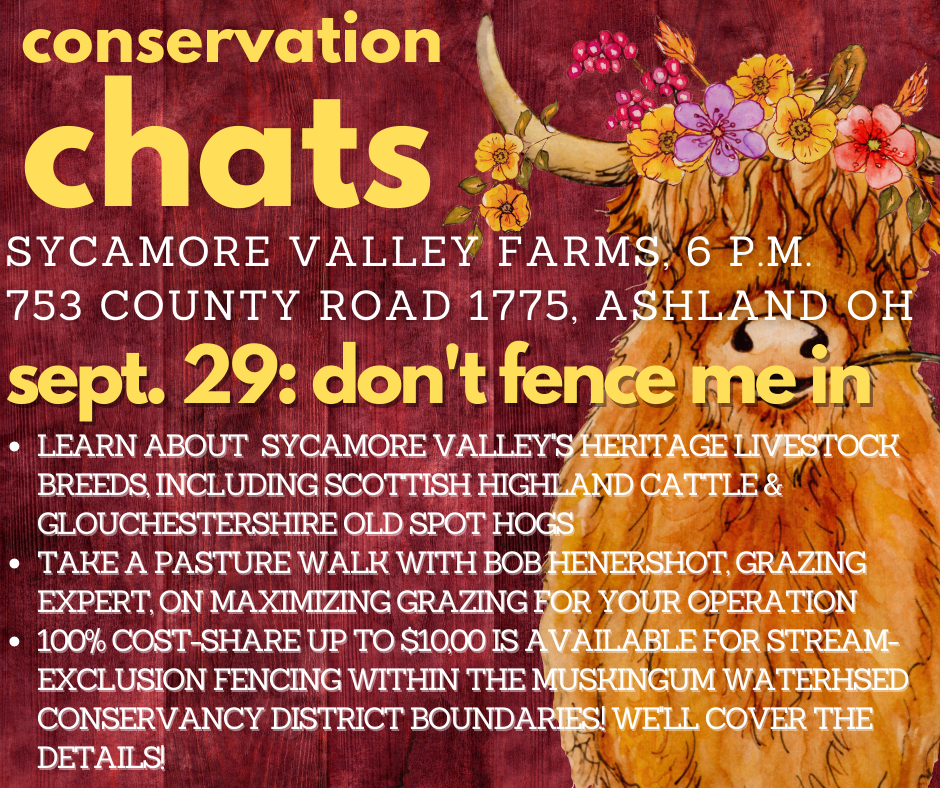 Don't Fence Me In! Conservation Chat will take livestock producers back to school on good grazing practices