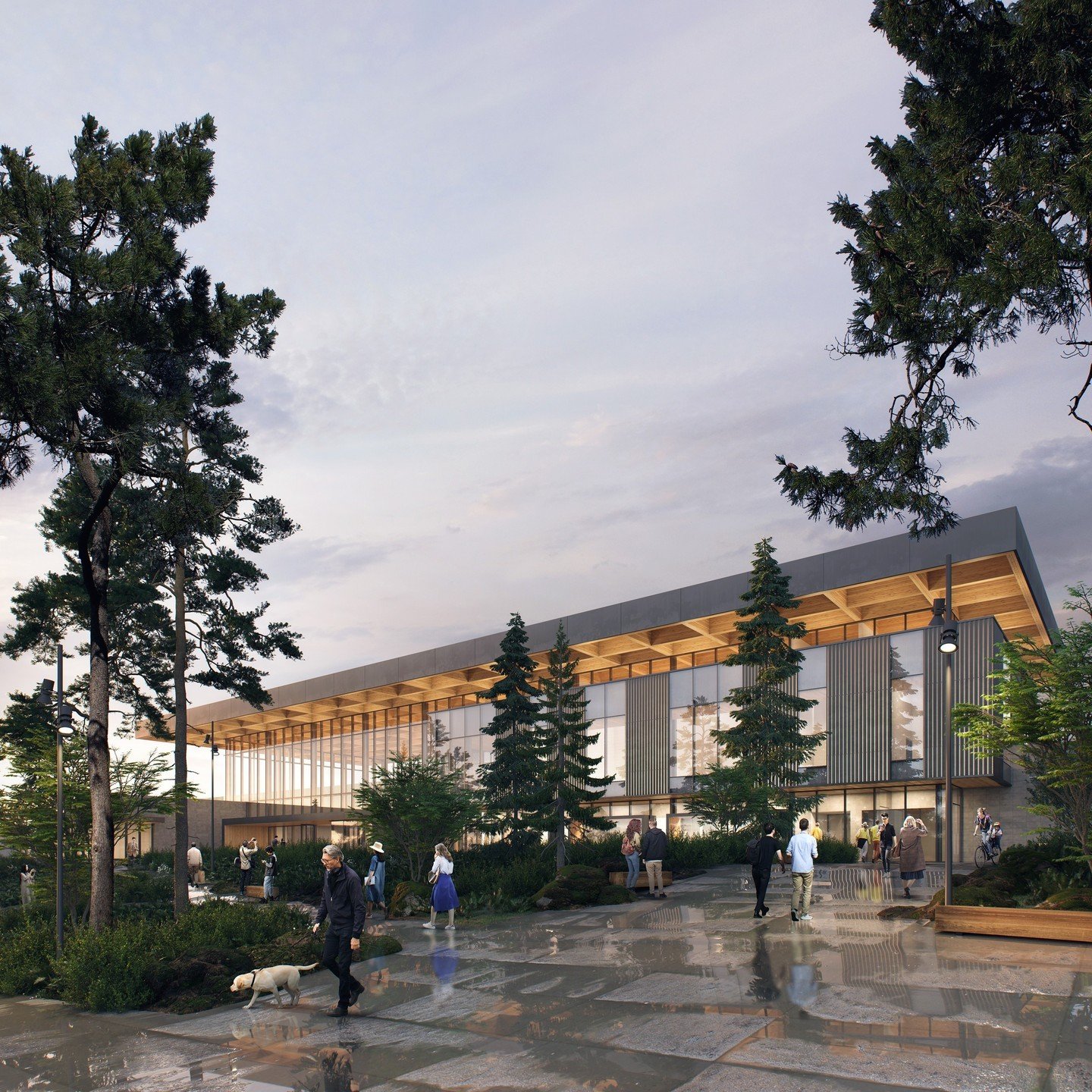 #taketwo with the updated renders! The Kinsol crew has arrived on site at the Harry Jerome Community Recreation Centre project in North Vancouver, BC... community atrium, aquatic centre, gym, pre-school, youth and multi-purpose spaces, fitness, senio