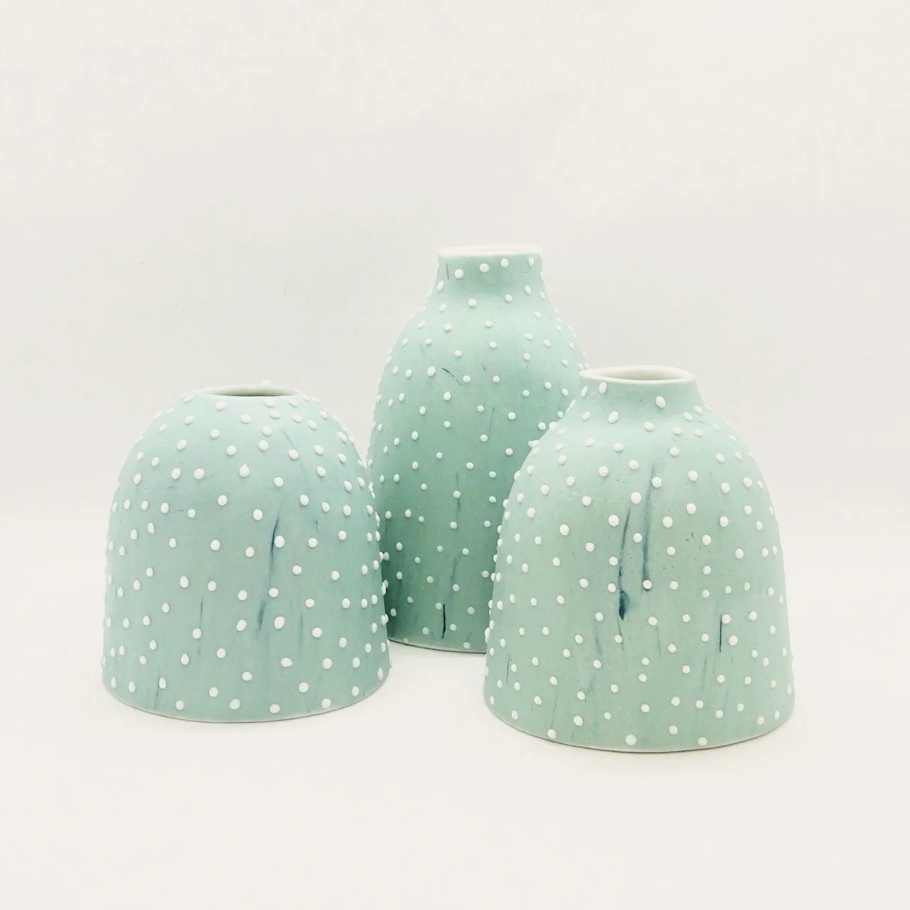 Tania Vrancic-ceramics-bud vase-dusty teal- trio.jpeg