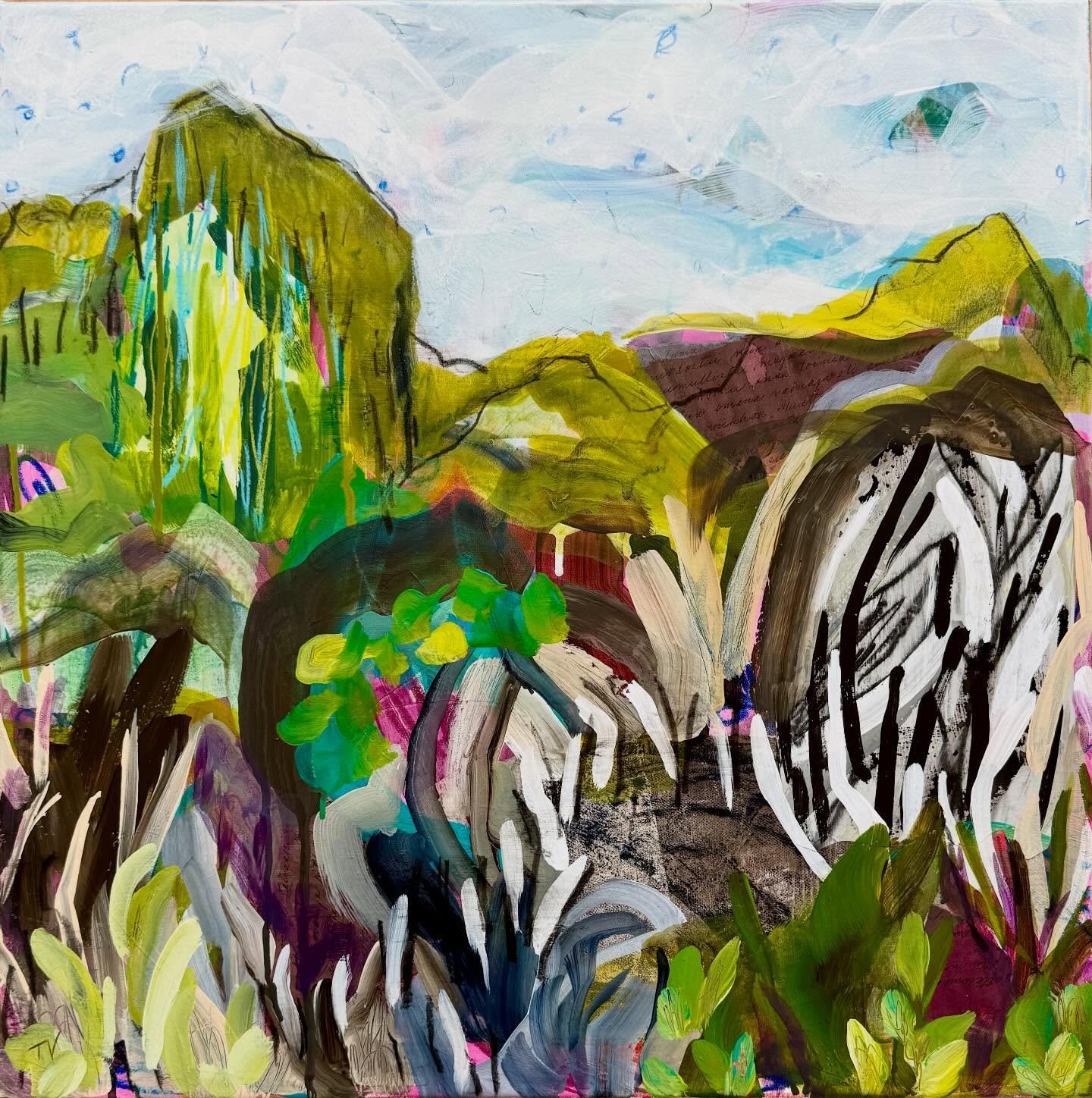 SOLD
This is part of my Into The Land series and finds its home with a friend in @poatinavillage 

Thank you for all the support dear Poatina friends
@poatina_arts 

Xx Tania

#abstractlandscape #painting #landscapepainting