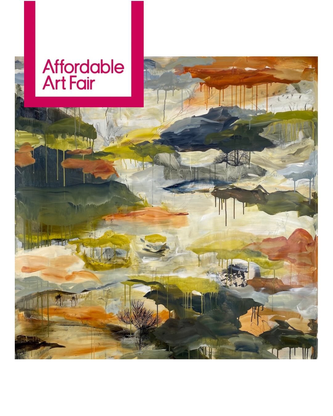 @affordableartfairau opens today at 12noon for the VIP session then general admission from 5pm
Find my work @noosaartgallery booth F9 along the back wall. 

Memory of Landscape is remembering what it feels like to be immersed in the landscape. Not a 