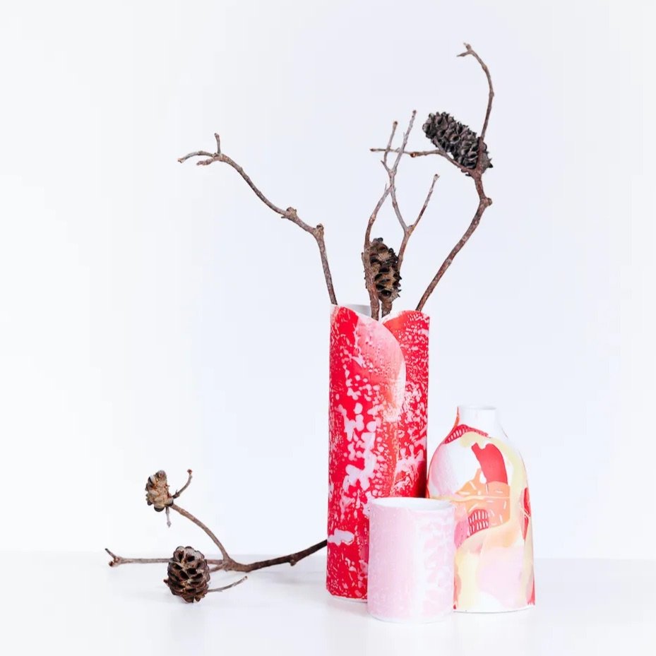 The Goodbye Ceramics Sale is underway, and I am very grateful.

Thank you to everyone who has already visited the shop, shared a post, or taken home a vase or ornament. These are the last of my Handmade Market ceramics, and it's lovely to see them he