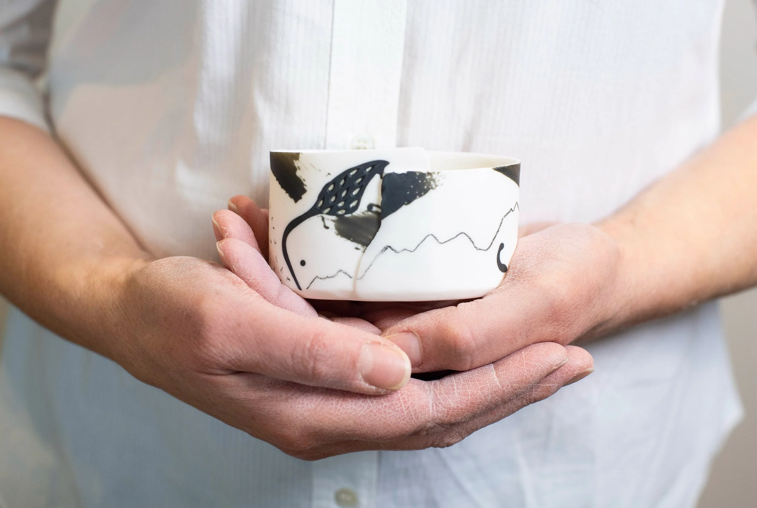 The Freedom series was the first time I had exhibited paintings and ceramics together. 

It was a solo show at Manuka Contemporary Art Space in 2019 just before Covid hit. 

The premise behind the freedom series was to explore Mark making without any