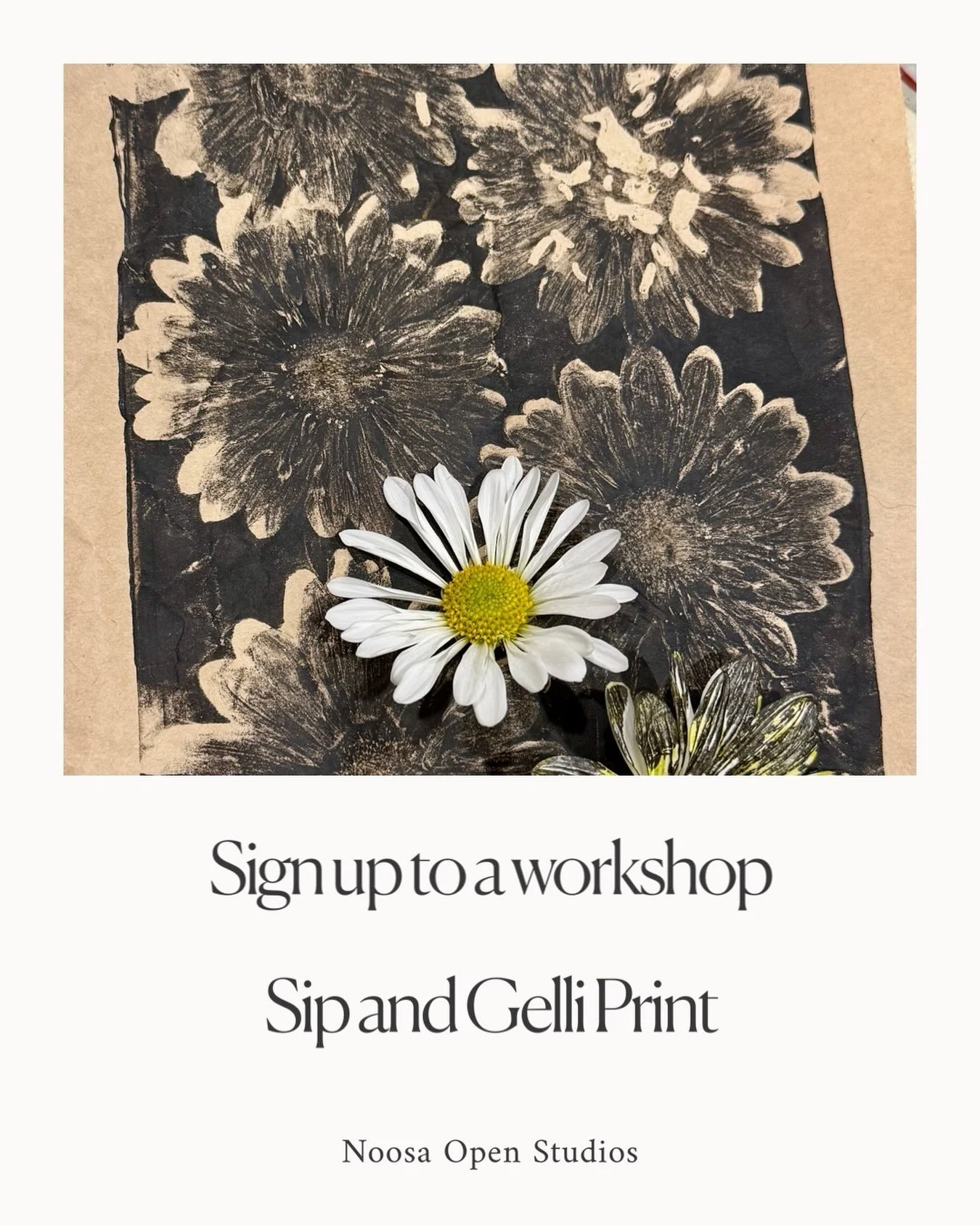 This is your last chance to reserve your spot at my Sip and Gelliprint workshop. 

Enjoy a glass of bubbles or wine while getting creative. 

Perfect for beginners to experience what gelli printing is all about?. 

The class is this Thursday night 5 