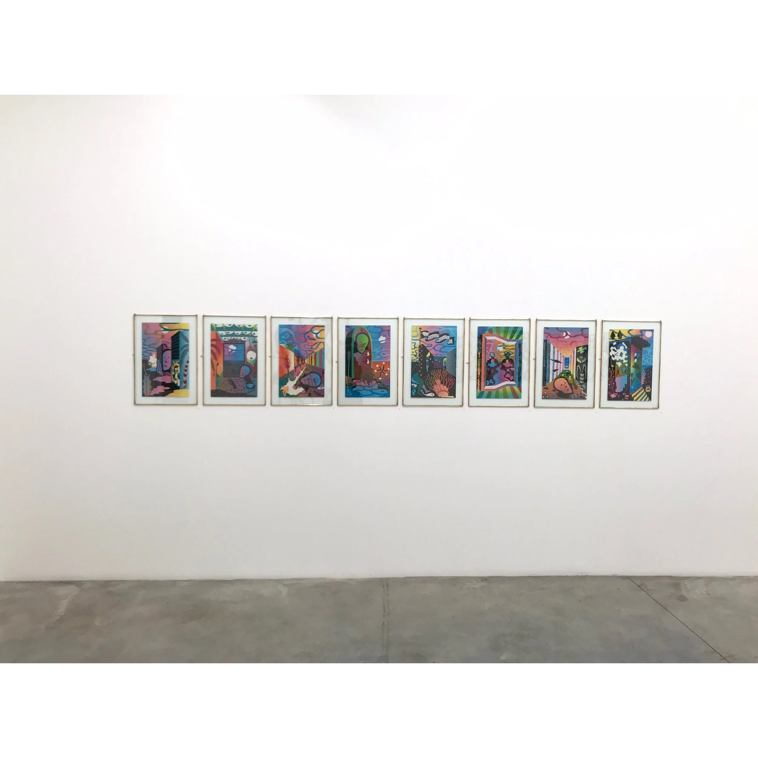  displayed view at Darren Knight Gallery, Sydney. for group exhibition “Termasuk“, 2019. 
