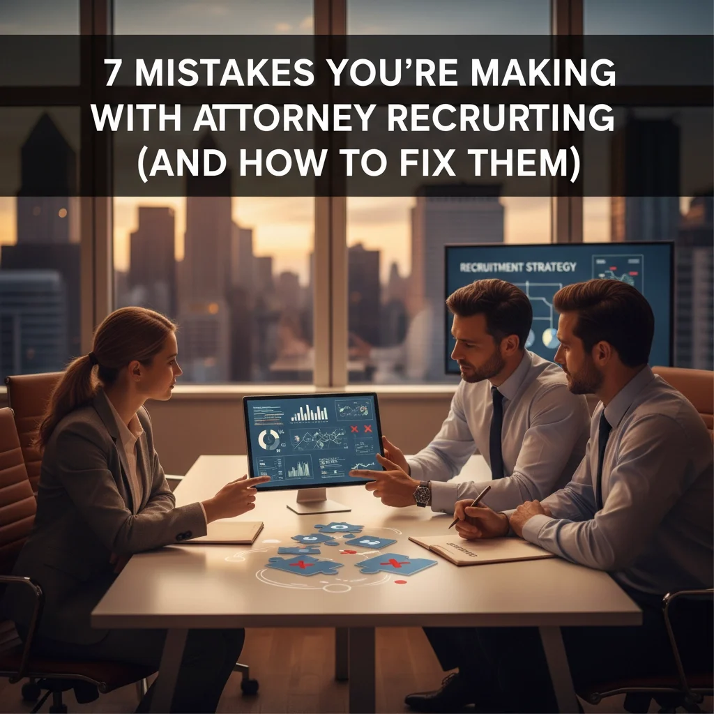 7 Mistakes You're Making with Attorney Recruiting (and How to Fix Them)
