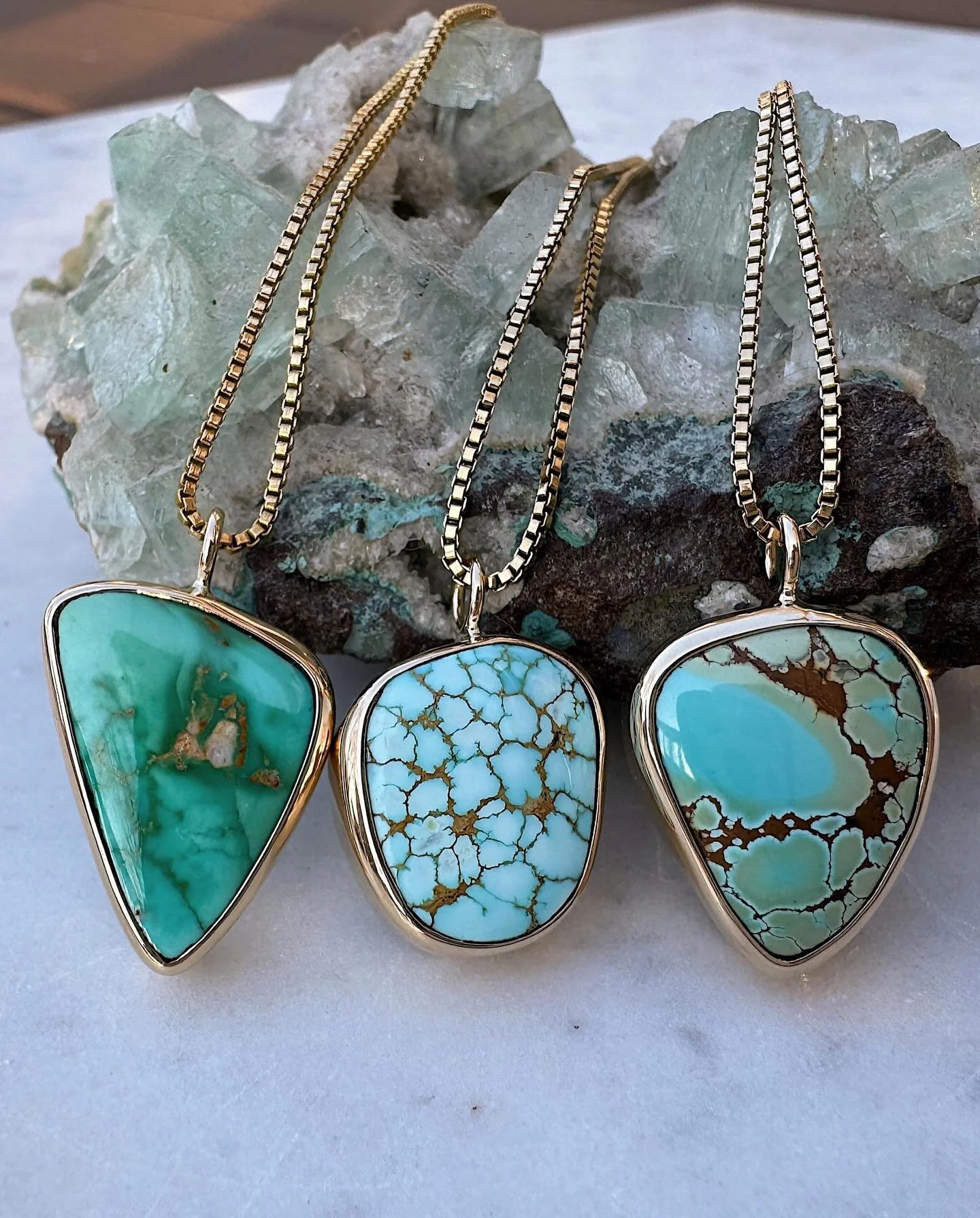 Royston + Number 8 + Iron Maiden turquoise ✨
Available today at 11am Central on the site! 💛
