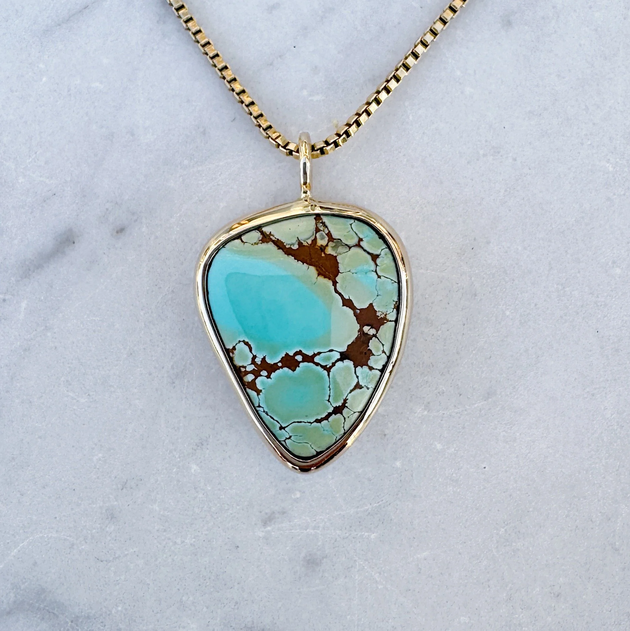 Iron Maiden Turquoise Necklace
