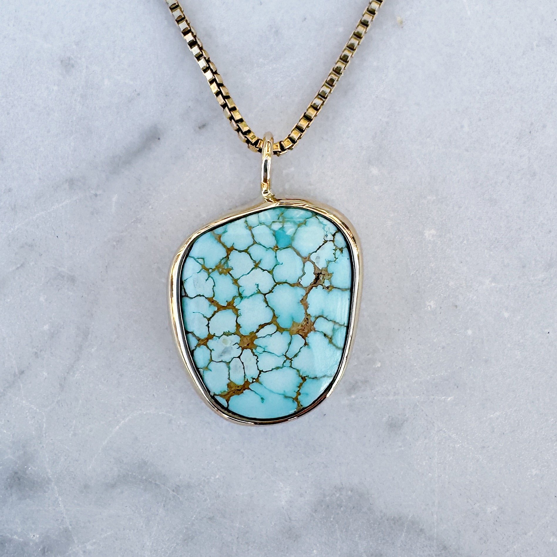 Number 8 Turquoise Necklace