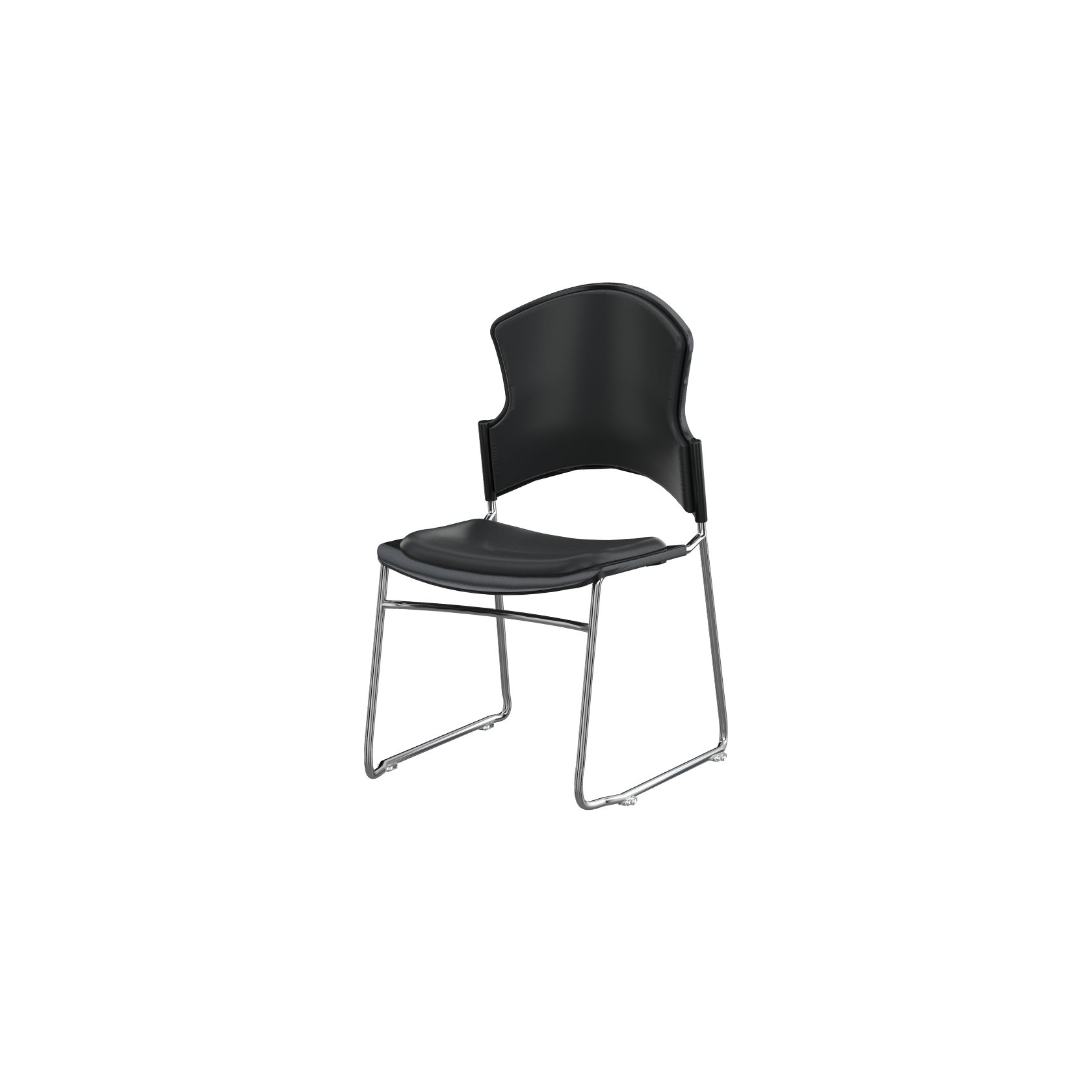 Adam Chair - Black Fabric