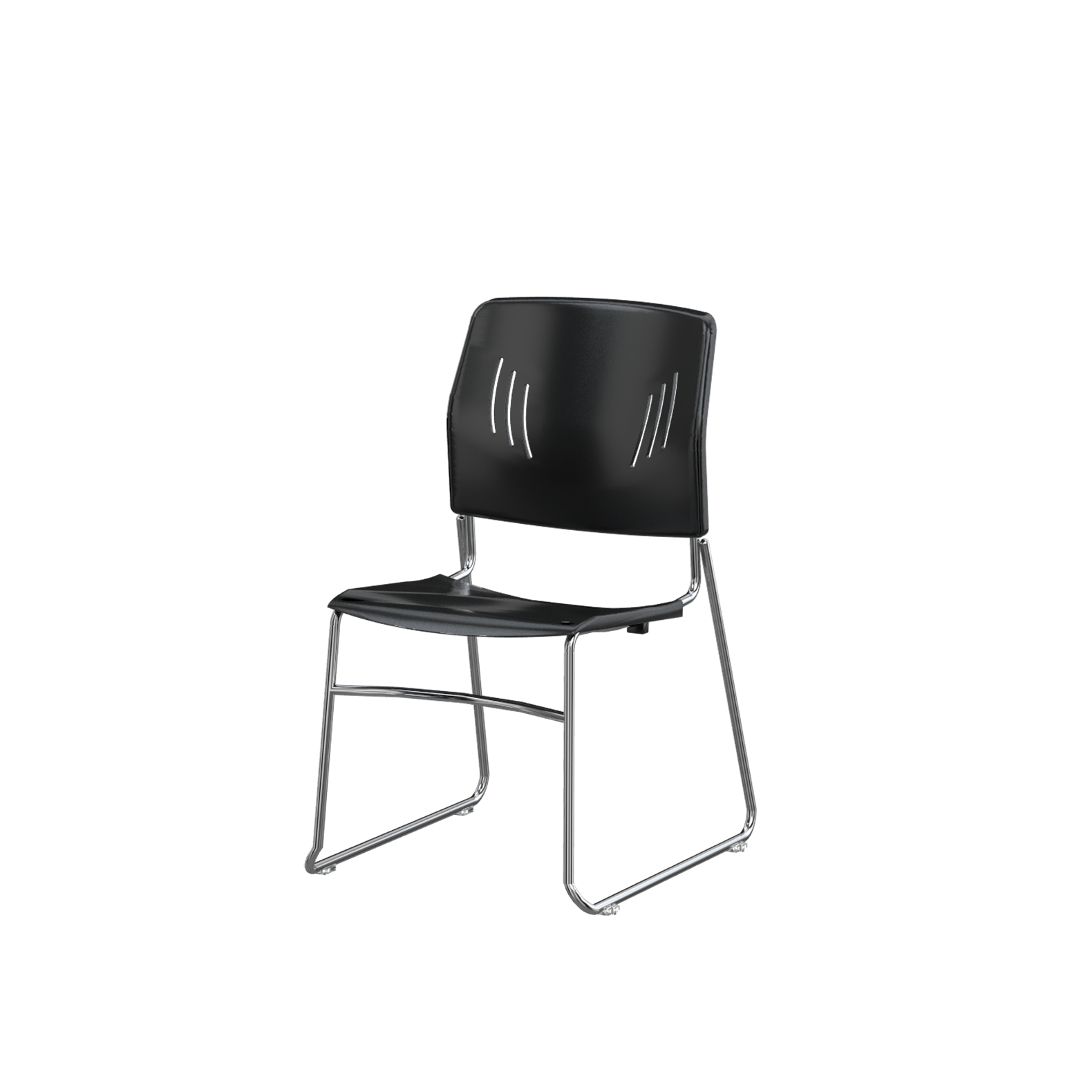 Ace Chair - Black Plastic