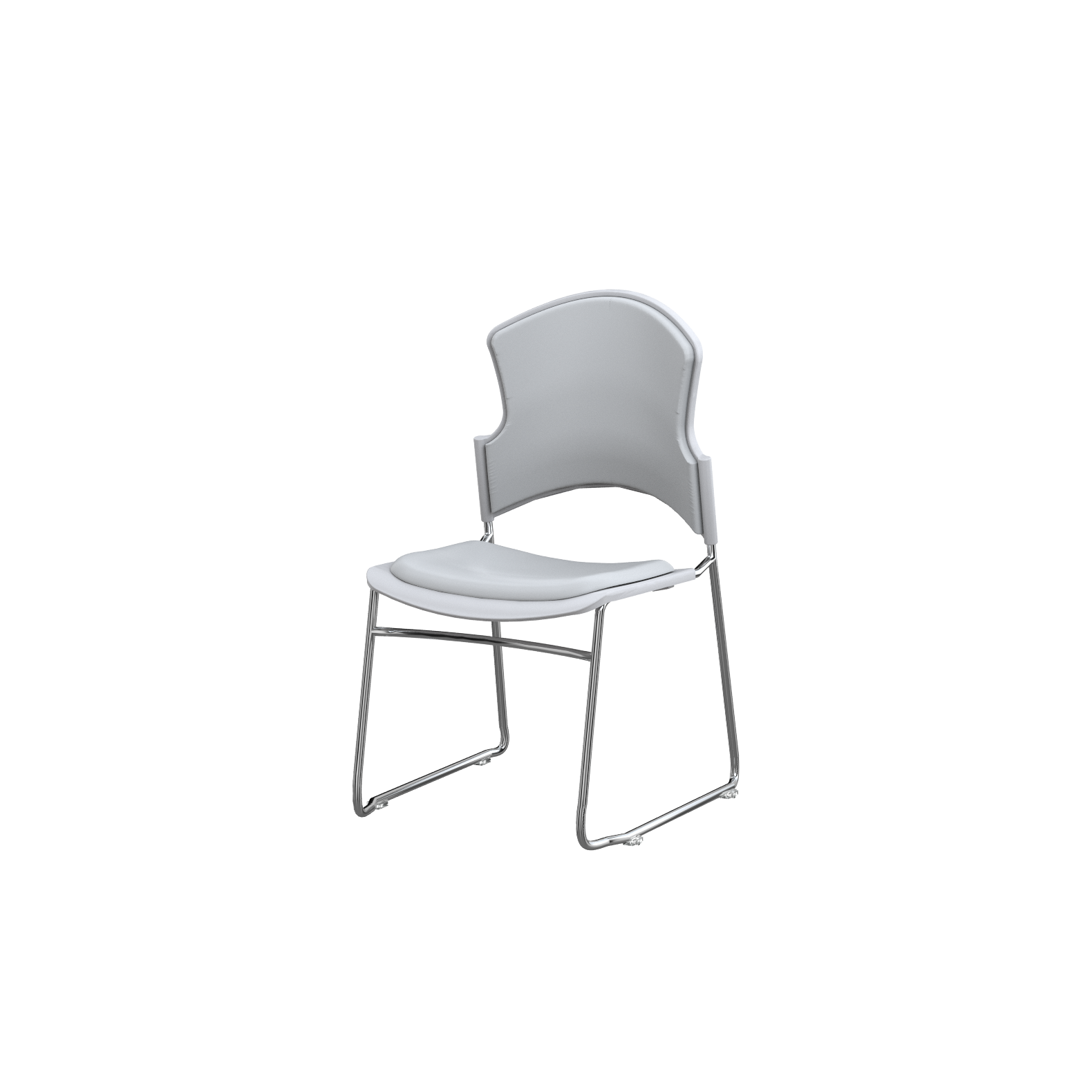 Adam Chair - Light Grey Fabric