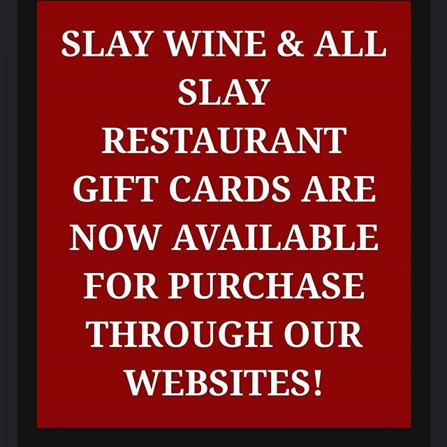 Dear Park Ave. &amp; Il Garage&nbsp;Customers &amp; Supporters: 
Even though&nbsp;you aren't able to dine out with us at our restaurants, you can still enjoy our wonderful wines in the comfort&nbsp;of your own home! 
Available for pickup, delivery, o
