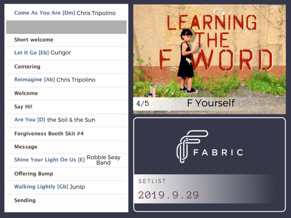 manifestation Udvalg Distribuere Learning the F Word: F Yourself (9/29/19) — Fabric