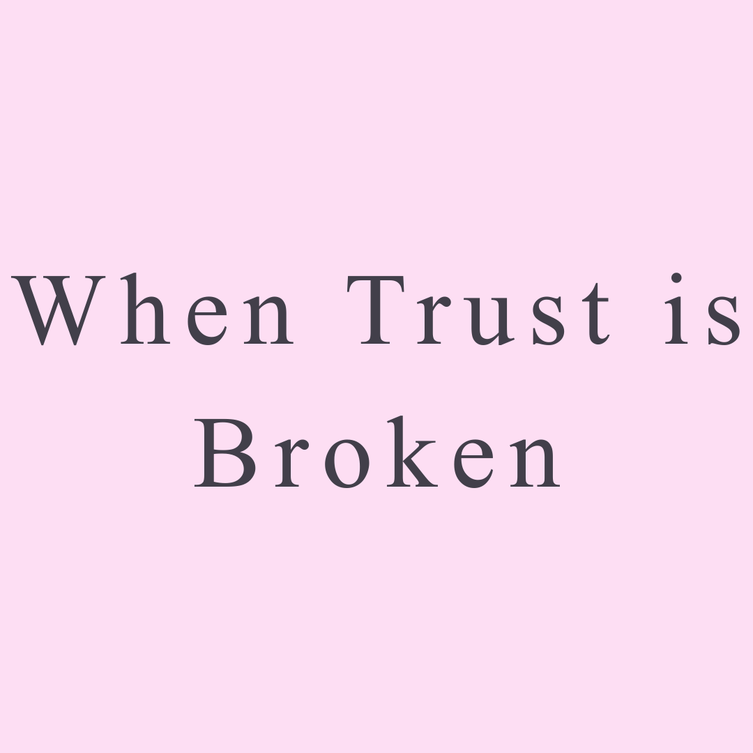 When Trust Is Broken