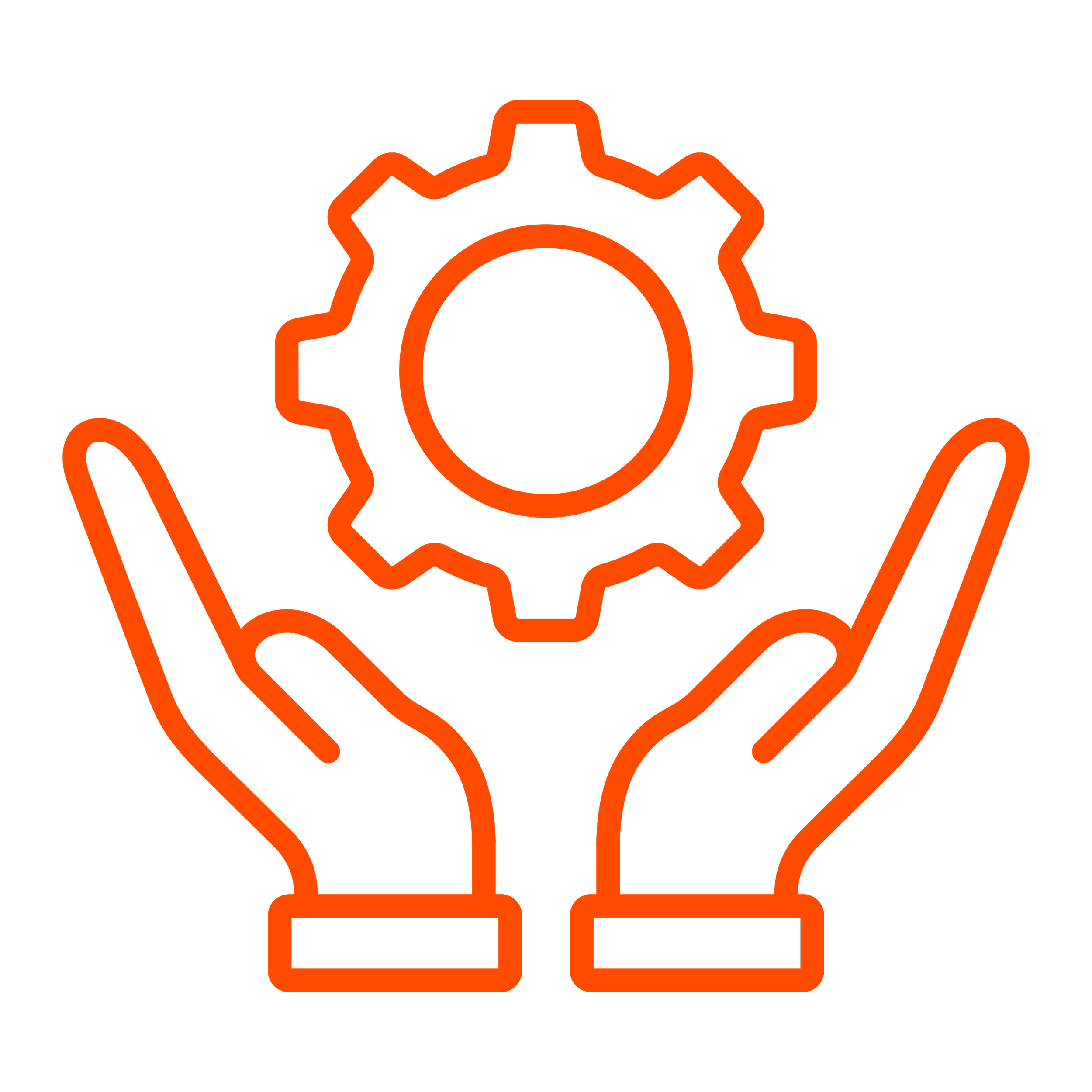 Icon of line winding towards a star