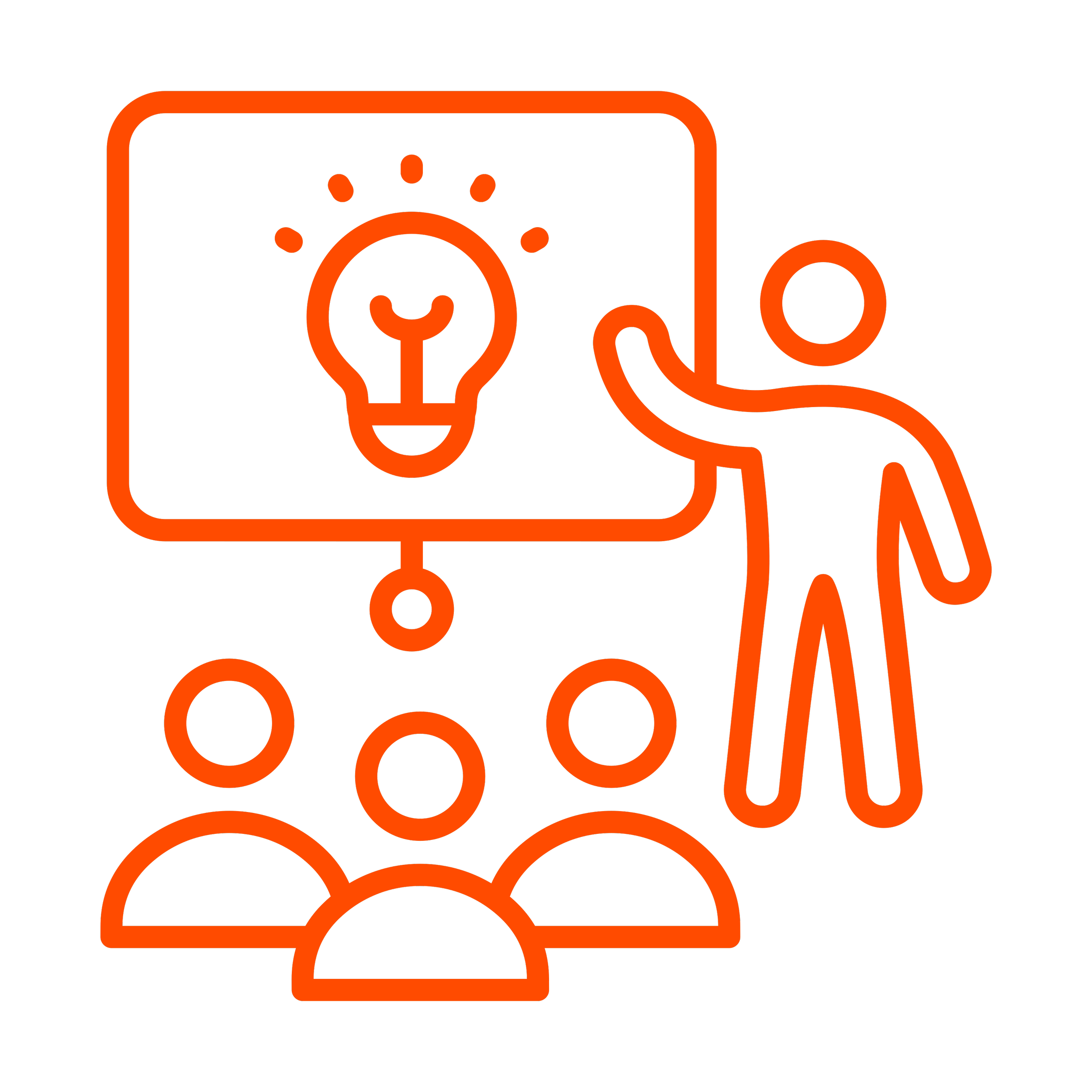 Icon of half brain half computer chip