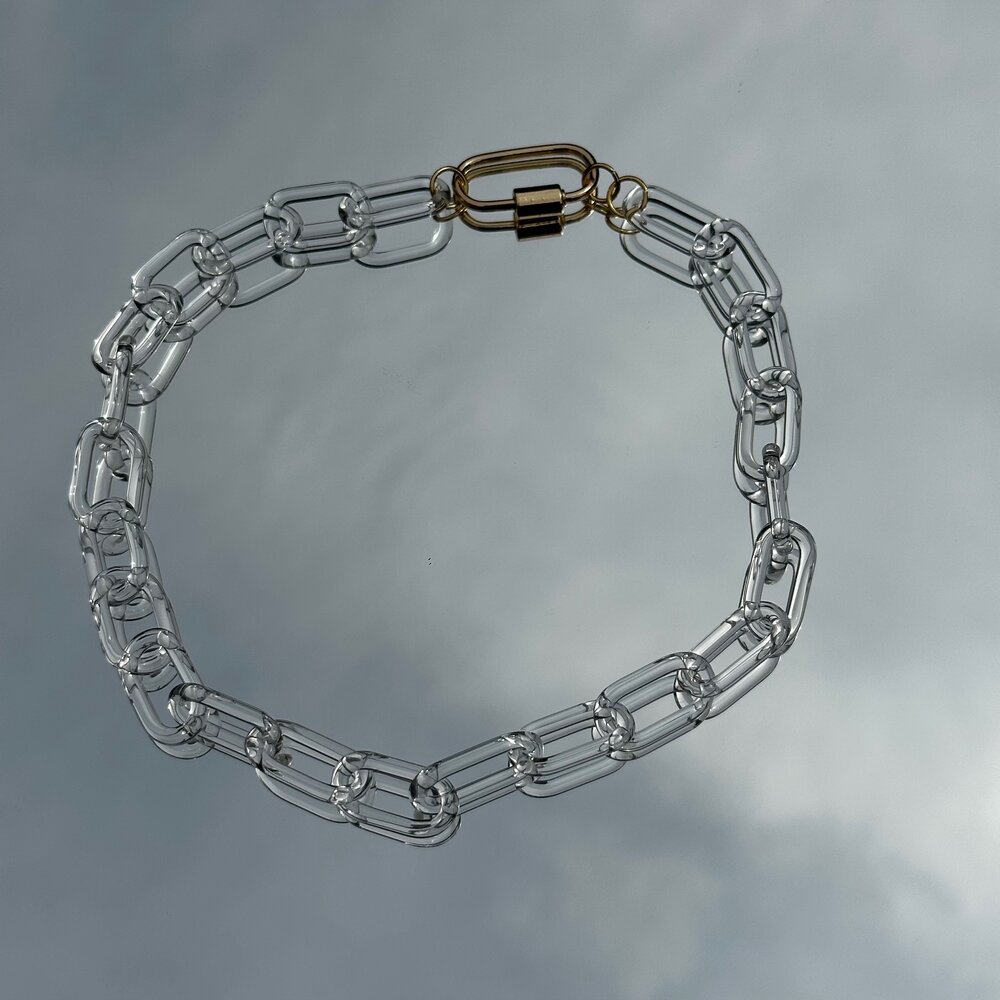 Clear Chain Necklace — kate crankshaw