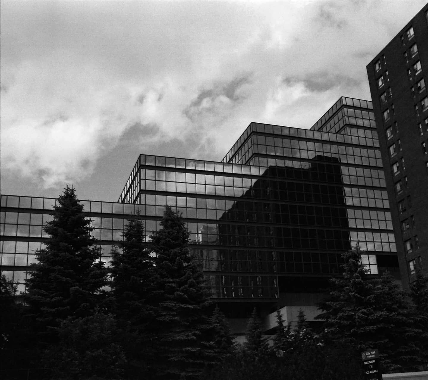 A shot of Calgary, on film. #downtowncalgary #architecture #filmcamera #aristaedu100 #blackandwhite #film #monochrome #filmcamera #landscapephotography #landscape #slr #fullframe #blackandwhitefilm #canoneos650 #filmphotographer #filmphoto #120film #