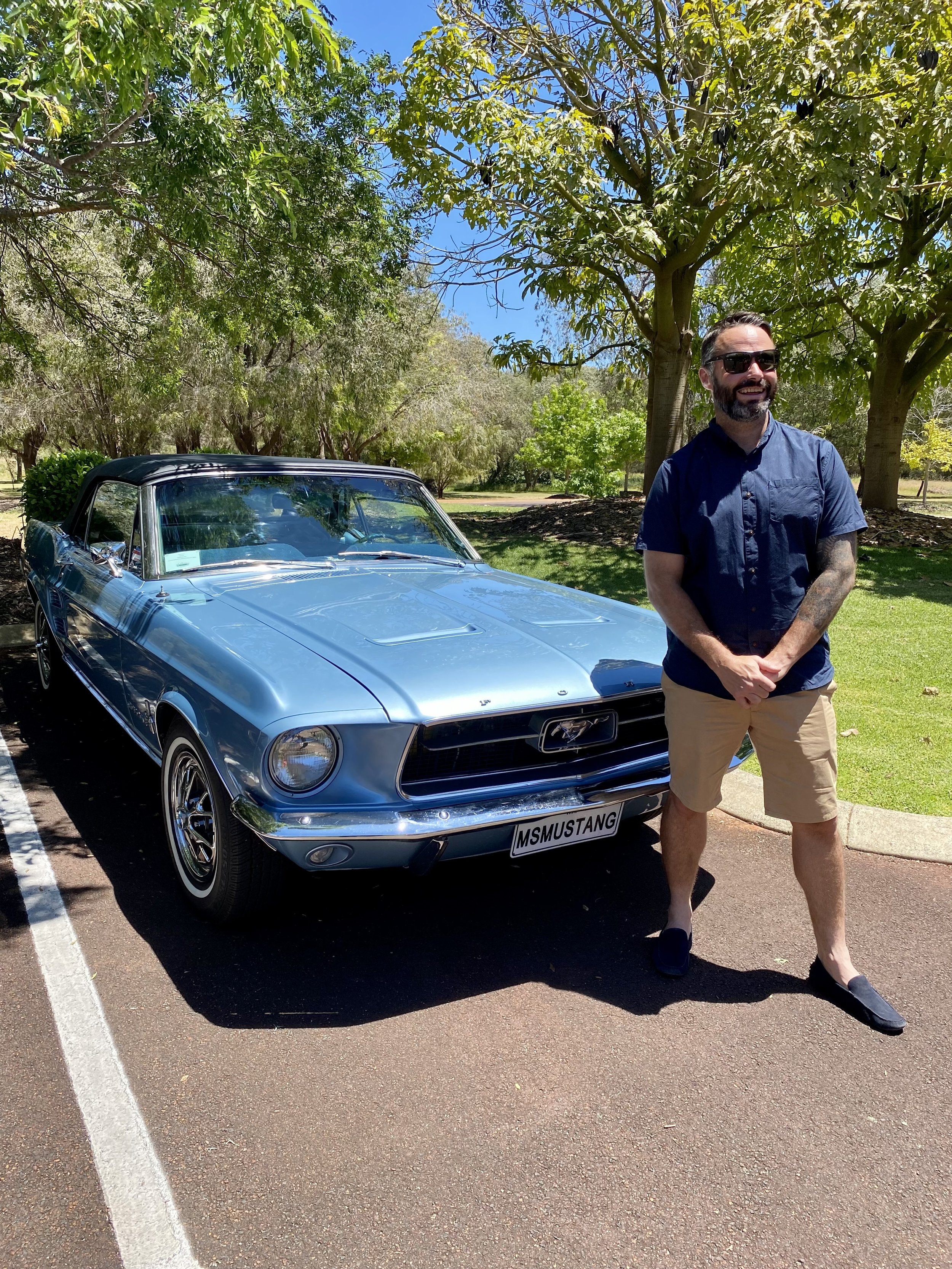 special occasion car hire-birthday-classic car-mustang-dunsborough-fametree wines5.JPG