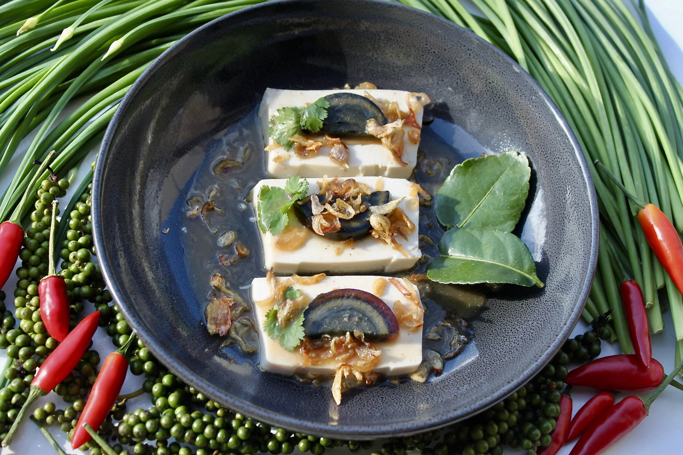  Silken Tofu with Century Egg 