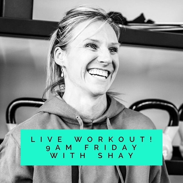 Don&rsquo;t miss out!  Friday, 9am workout with Shay! Instagram LIVE - invite your friends, stay active, have fun!
#risefitnessbend