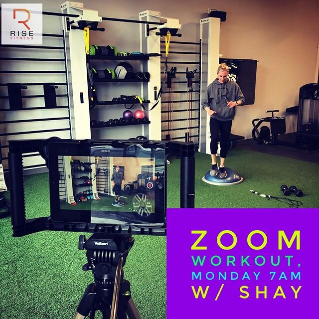 Login to ZOOM on Monday at 7am for an exclusive workout with Shay! $20.  DM for an access code! 🤫💪🏻👀