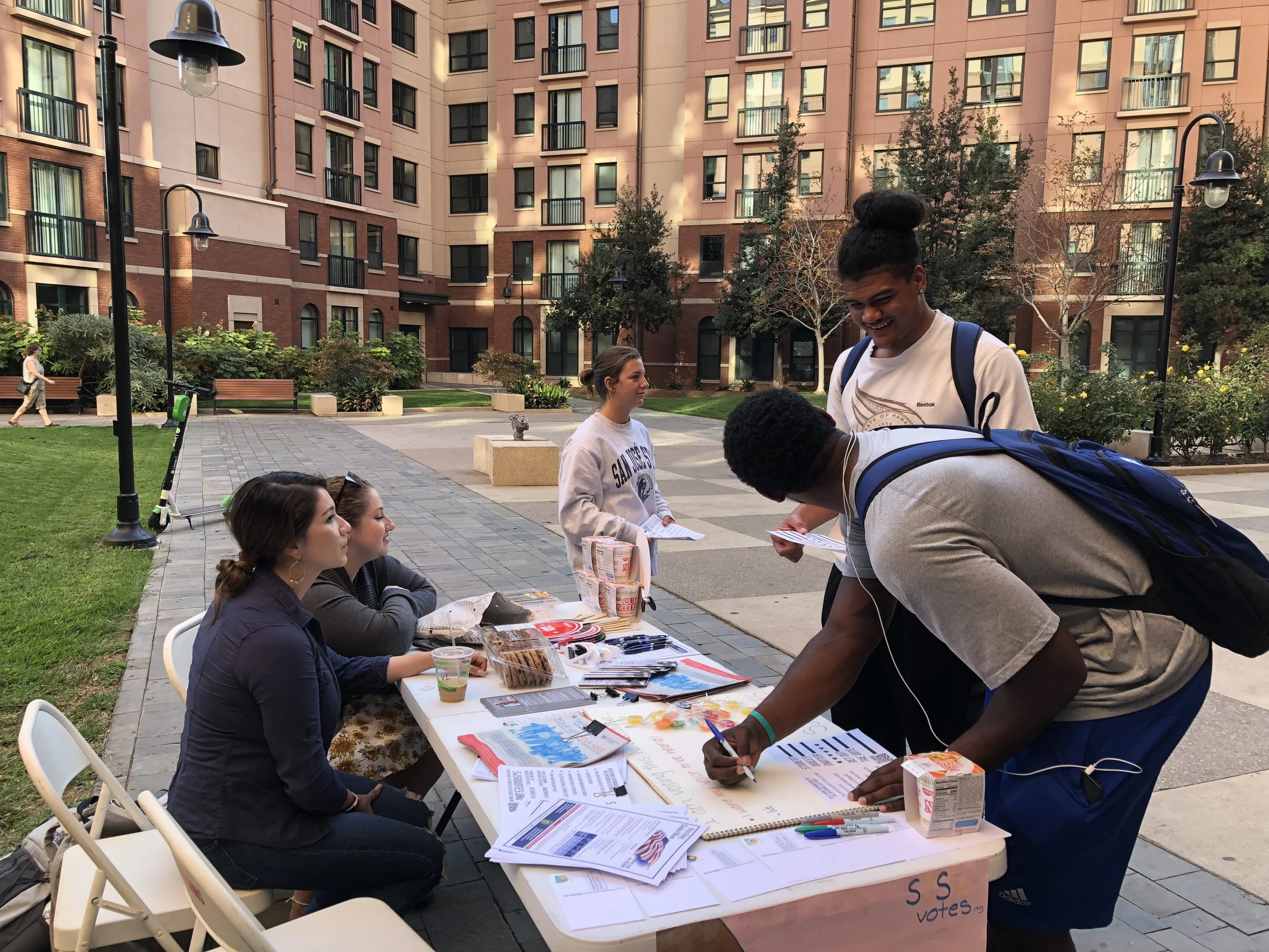 Tabling at Campus Village 2 10:18 .jpg