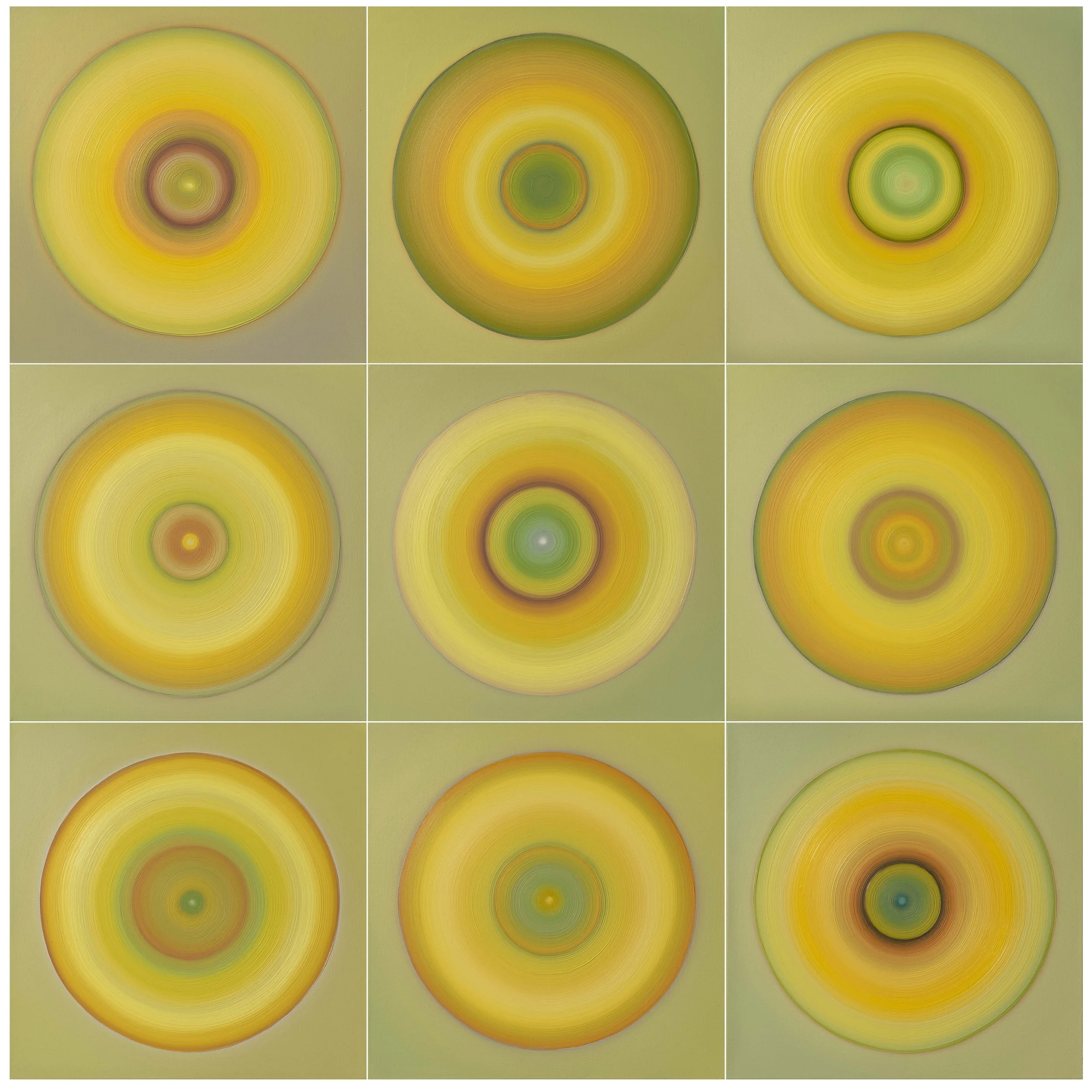 Heikedine Guenther - Switzerland - Concentric Circles ( Sunflowers )
