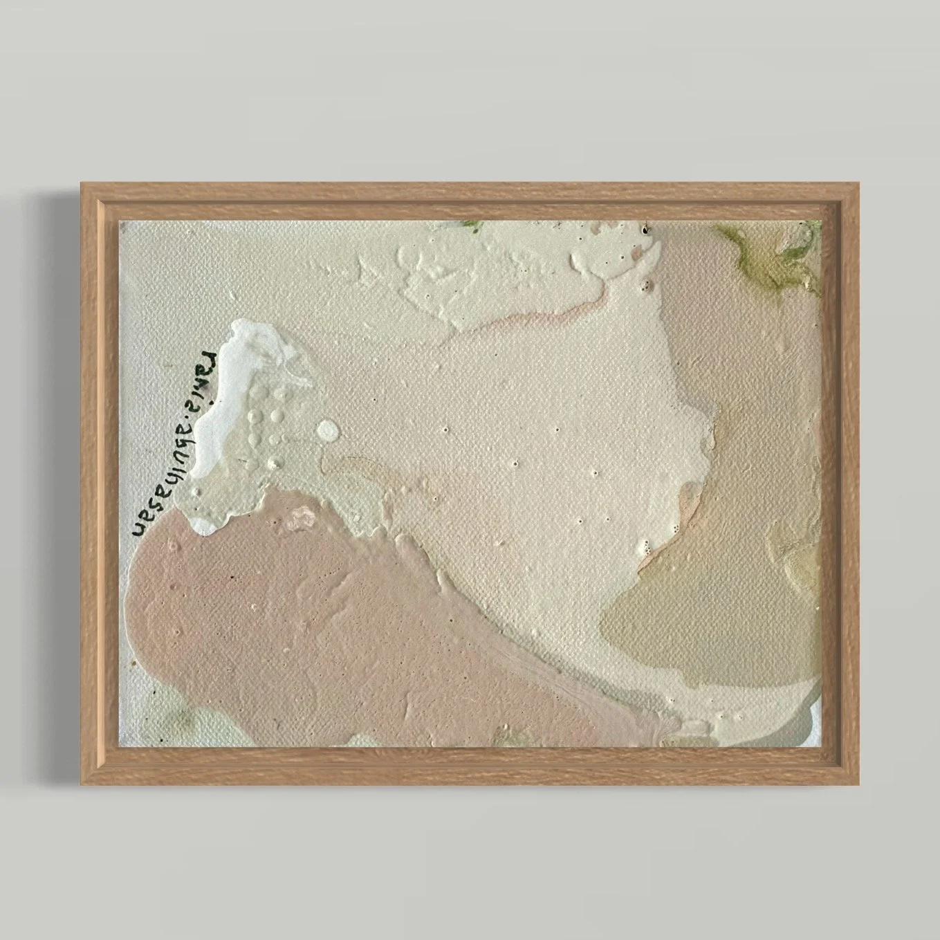 Balanced Vibrations//20 x 15 cm. // 2025 // Mixx media on Canvas
