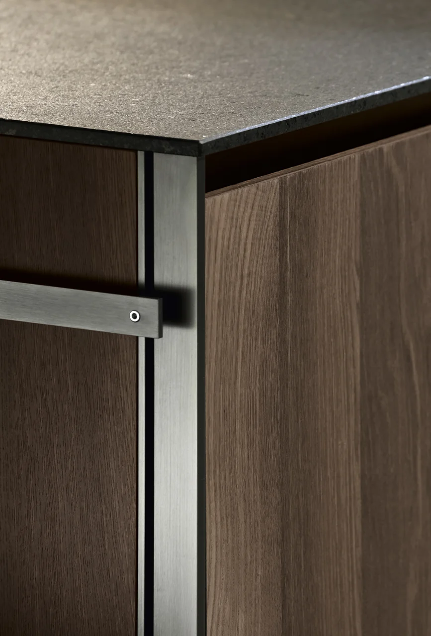 REGULA Kitchen close up showing the some of the finish and structure details