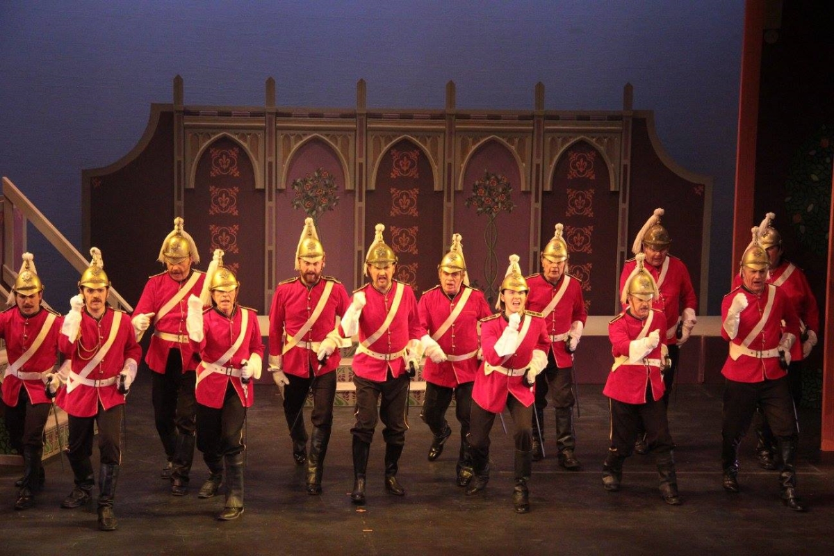 Male Voice Chorus in Gilbert and Sullivan’s Patience, York Theatre Royal, 2017