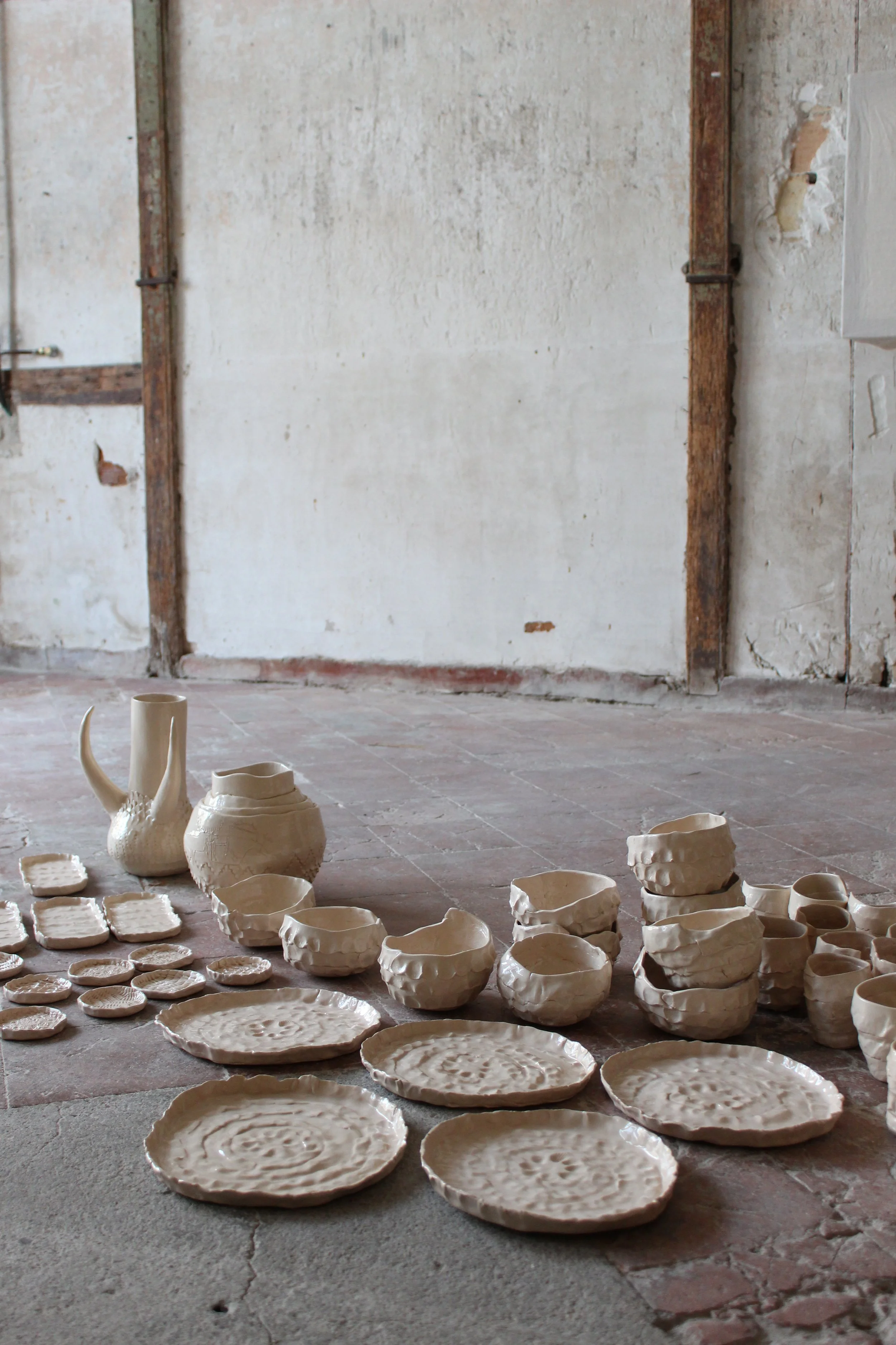 Assiette céramique Mathieu Gaspar Doux Août