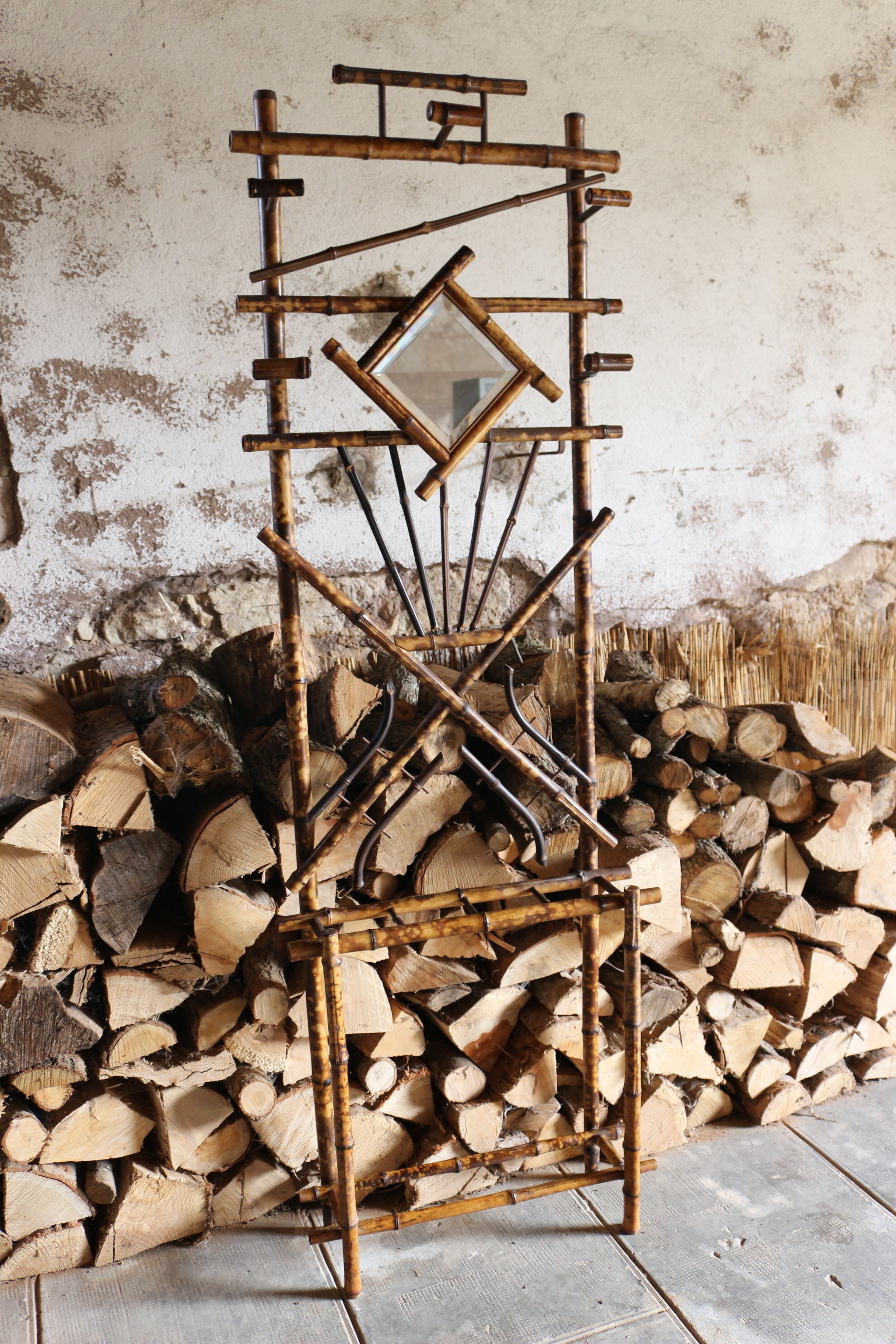 Porte manteaux en bambou