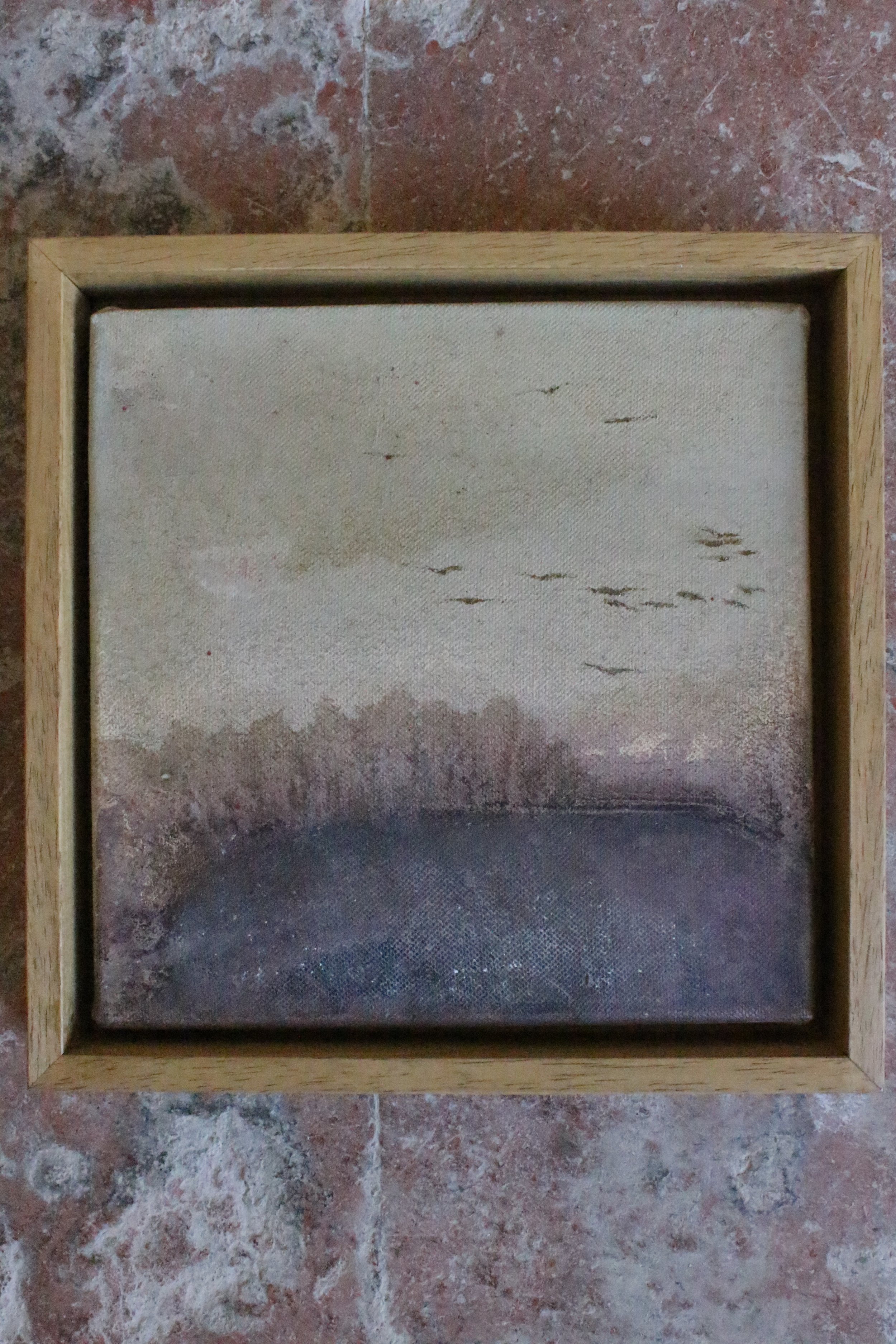 Paysage aux oiseaux
