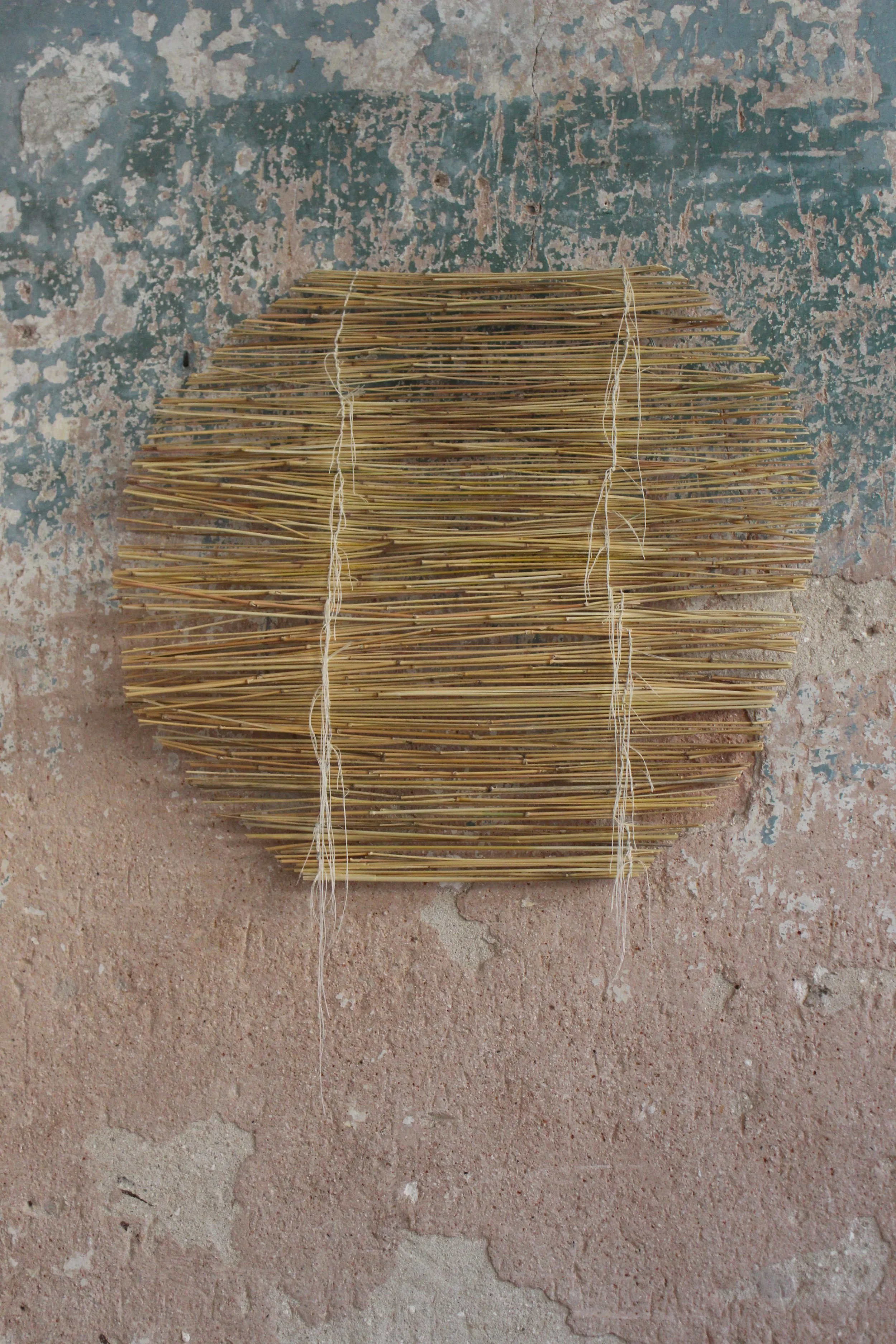 Large Straw Mural Kayla Ether