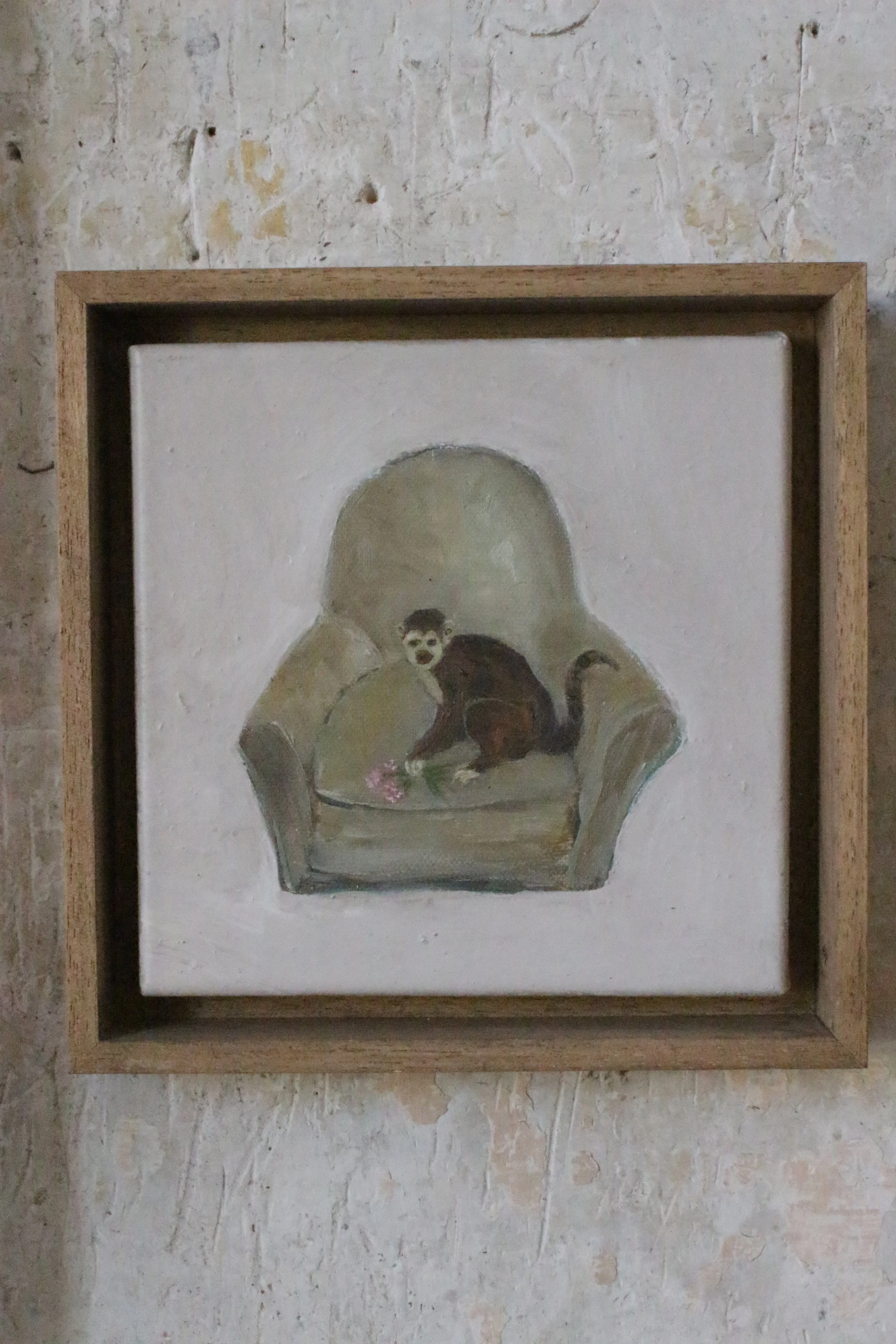 Fauteuil vert ouistiti