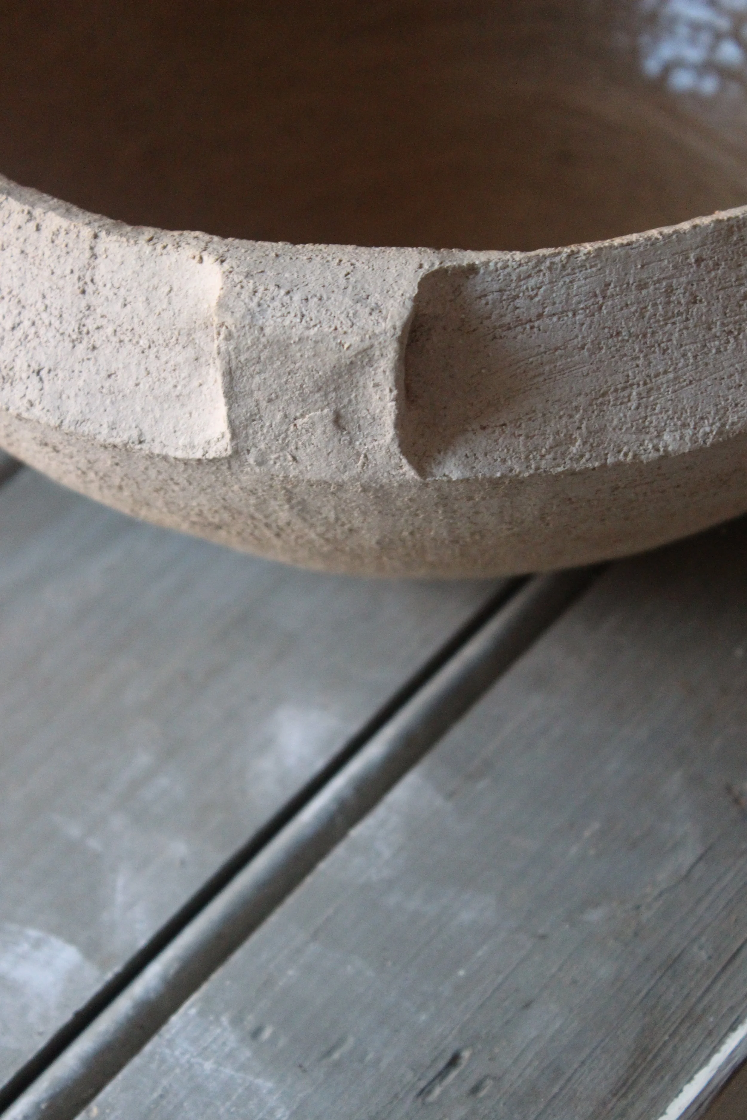 Coupe gré naturel chamotté Studio Enoia Doux Août