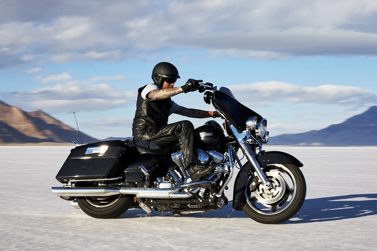 Live the dream-ride the bike. Cyclegear motorcycle brand.