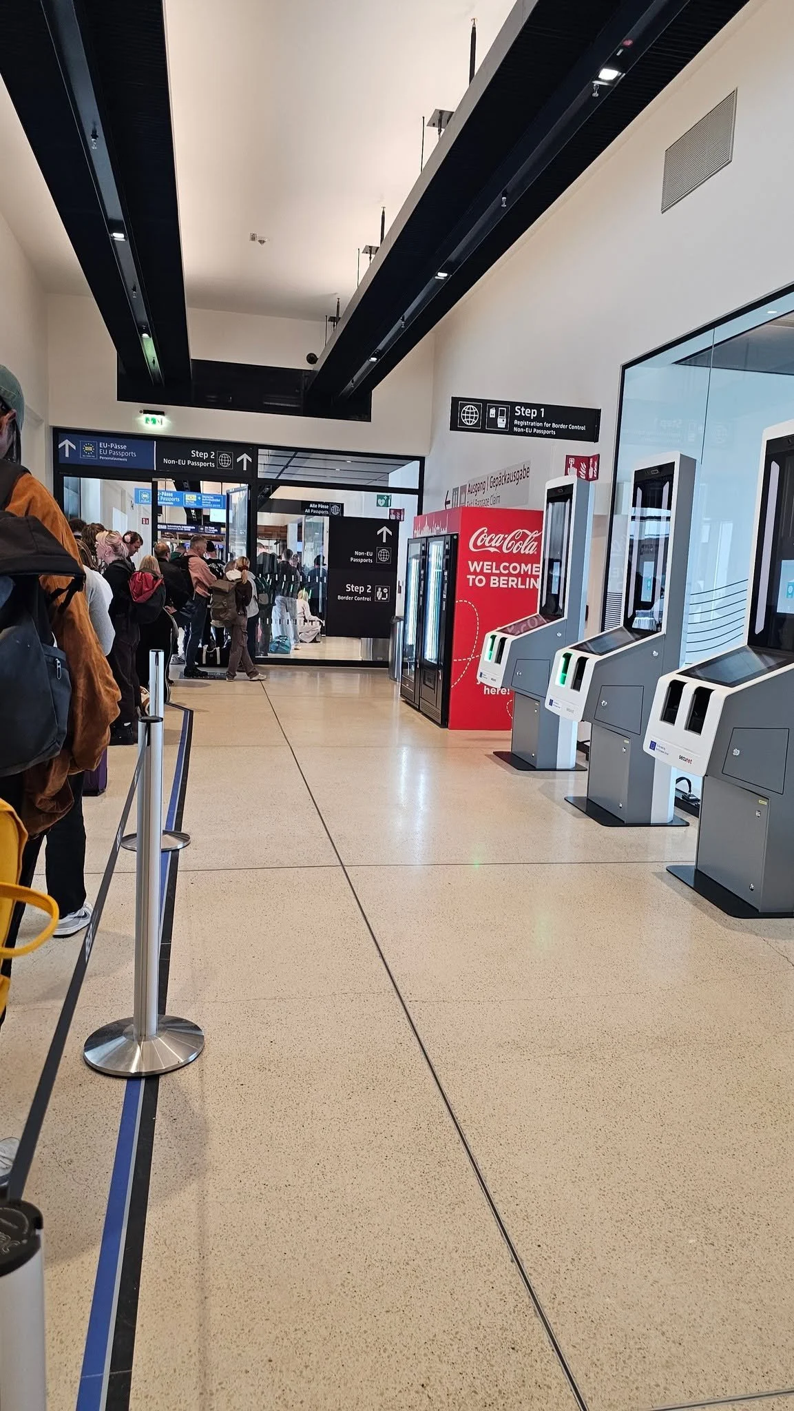 Passport control for UK citizens into Europe sucks. 
I don't want to be negative but this is a nightmare. Asia Rules