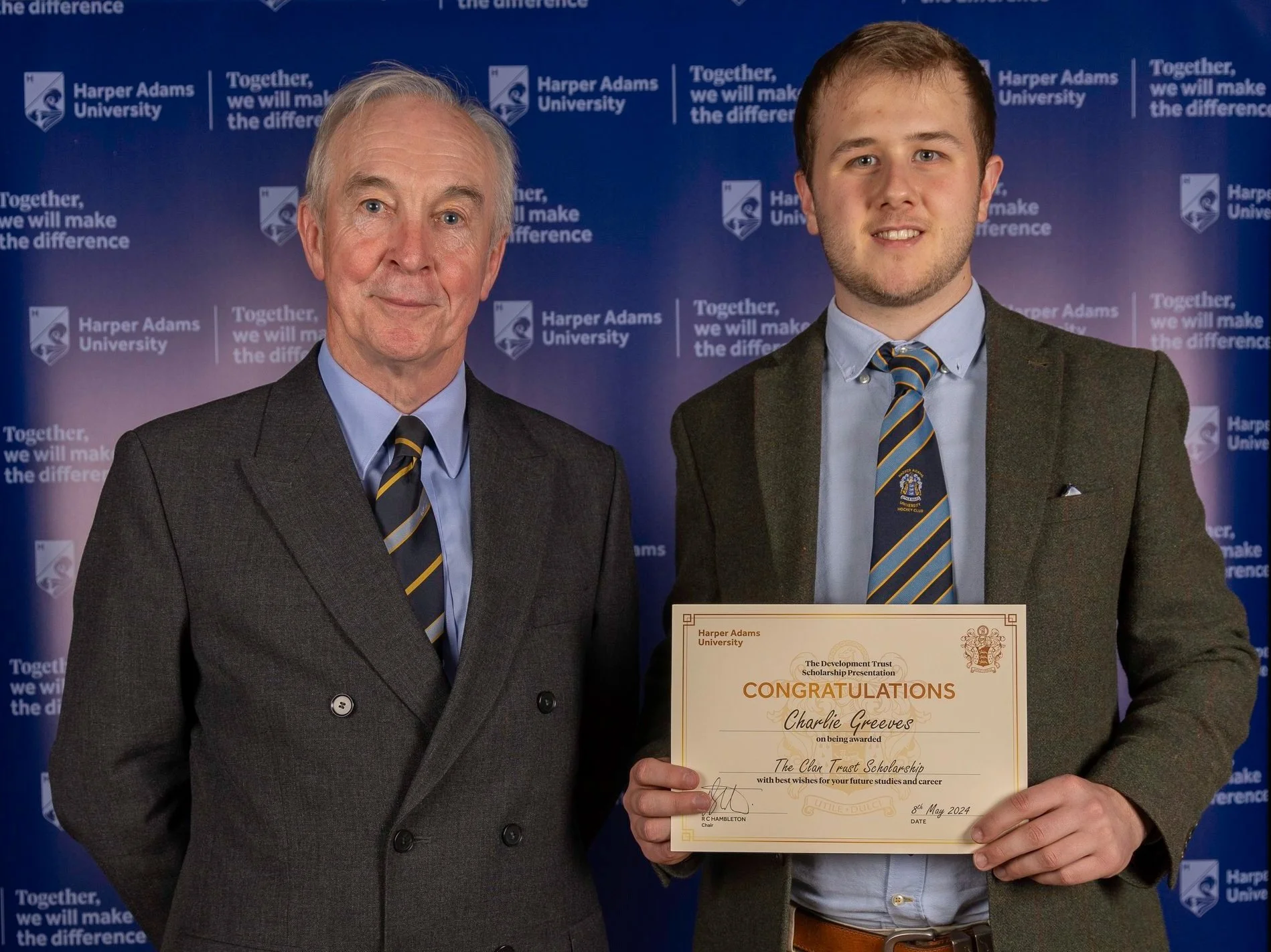 The Clan Trust Scholarship - in partnership with Harper Adams University