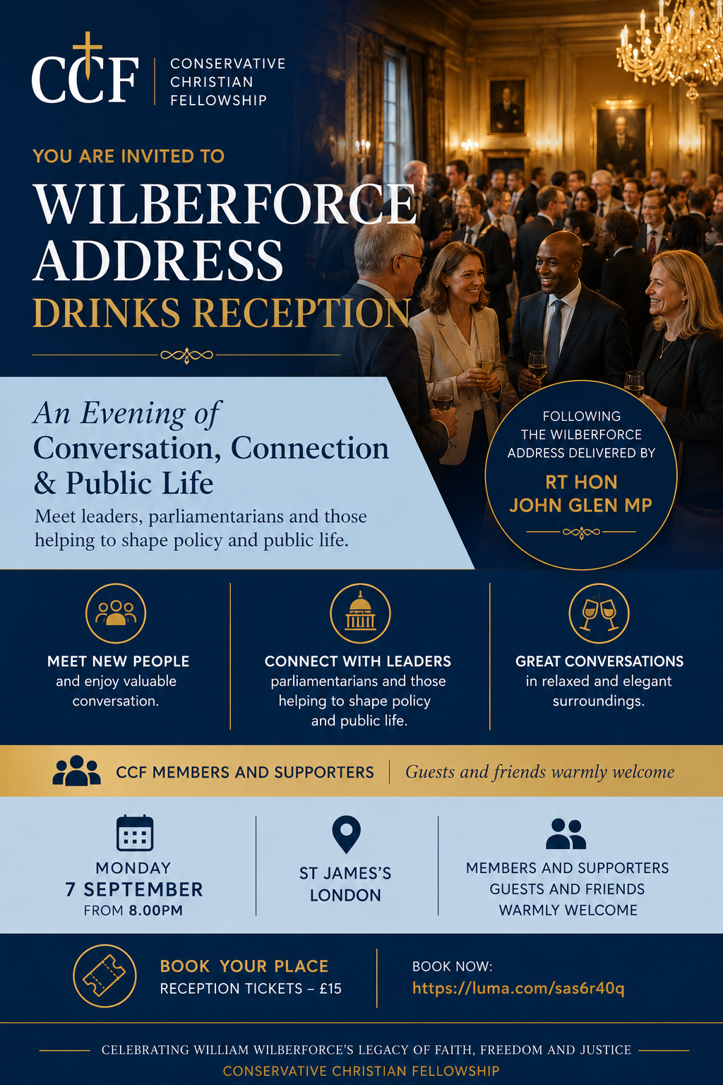 Post Wilberforce Address Drinks Reception