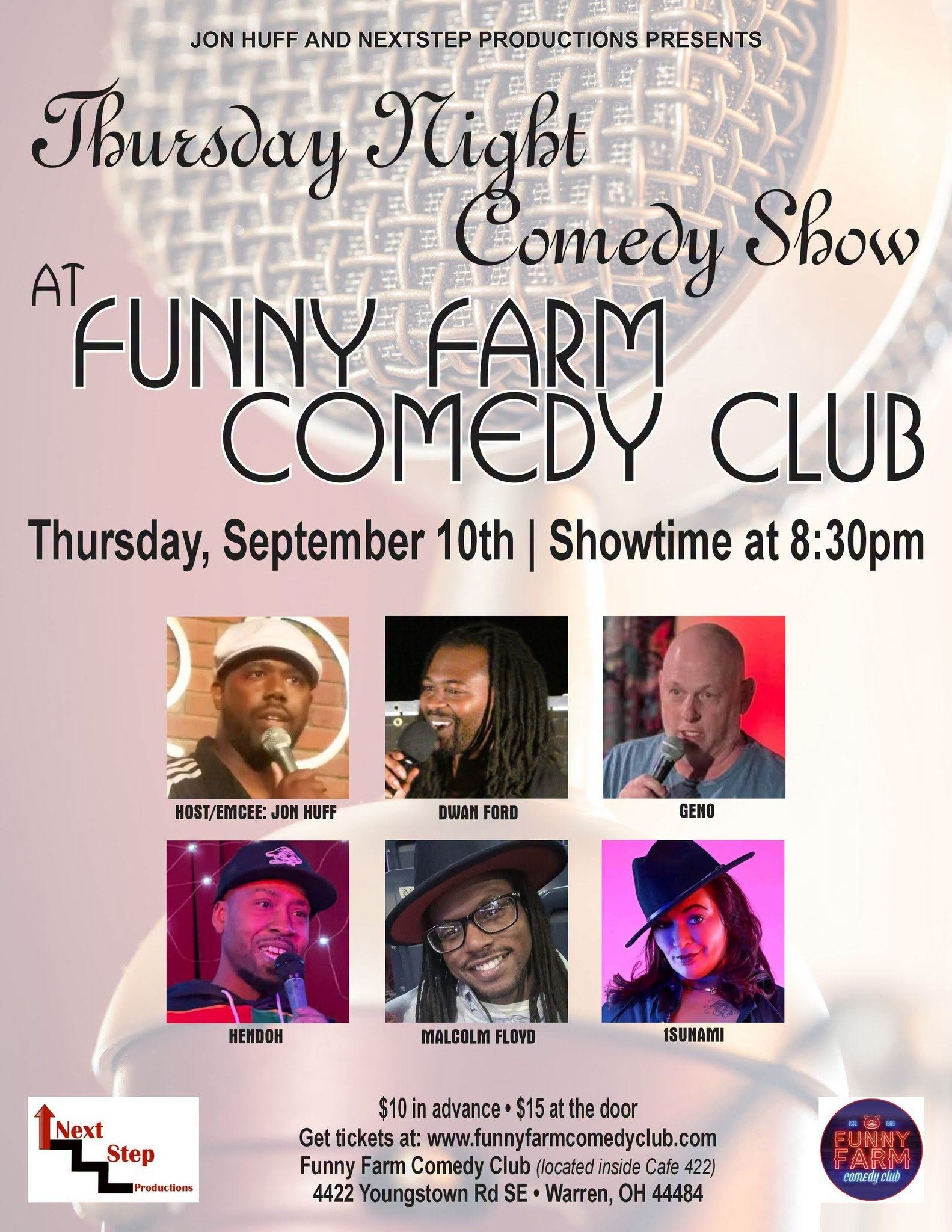 Warren - Funny Farm Jon Huff Thursday Night Comedy