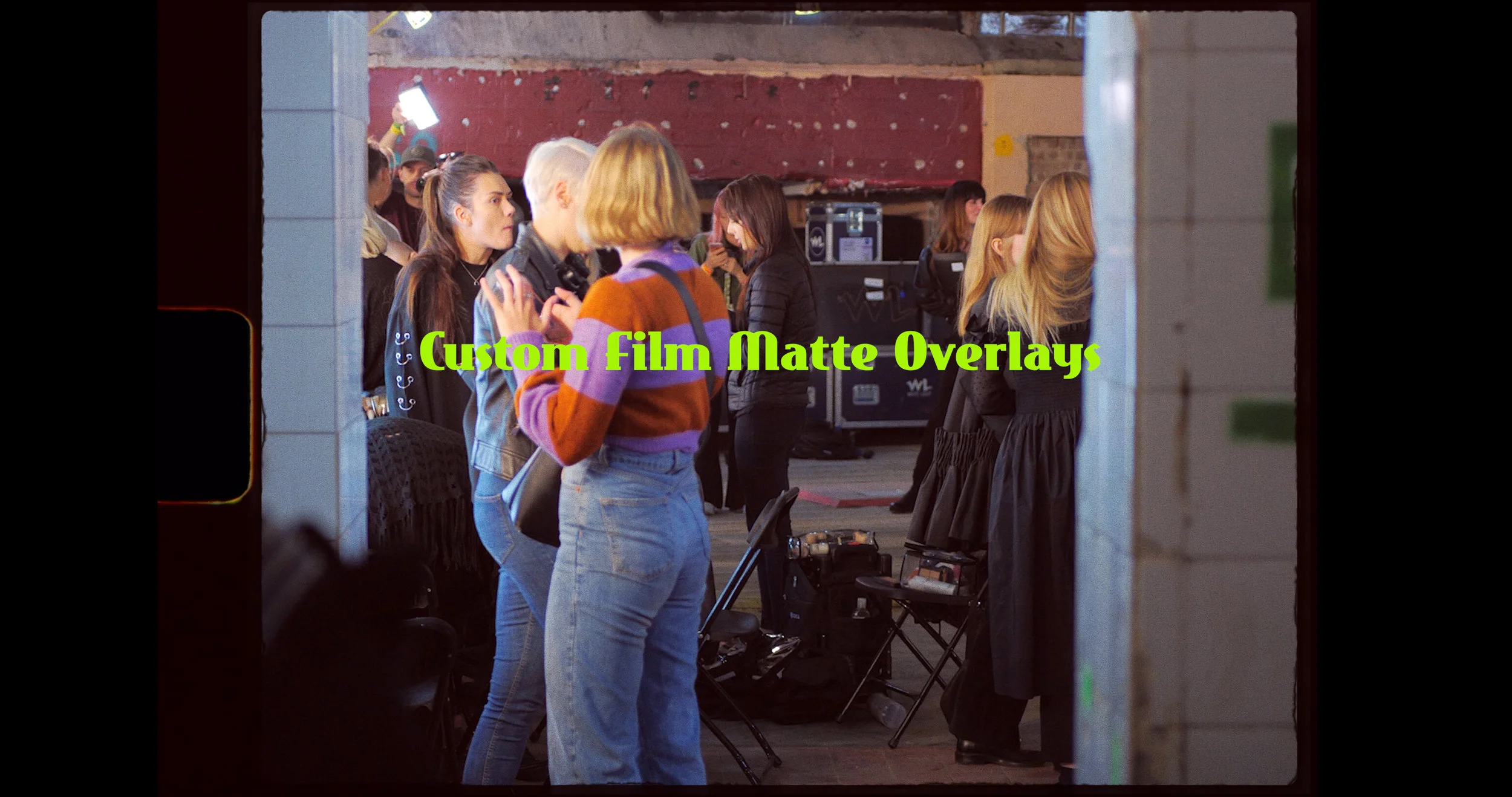 Custom Film Matte Overlays