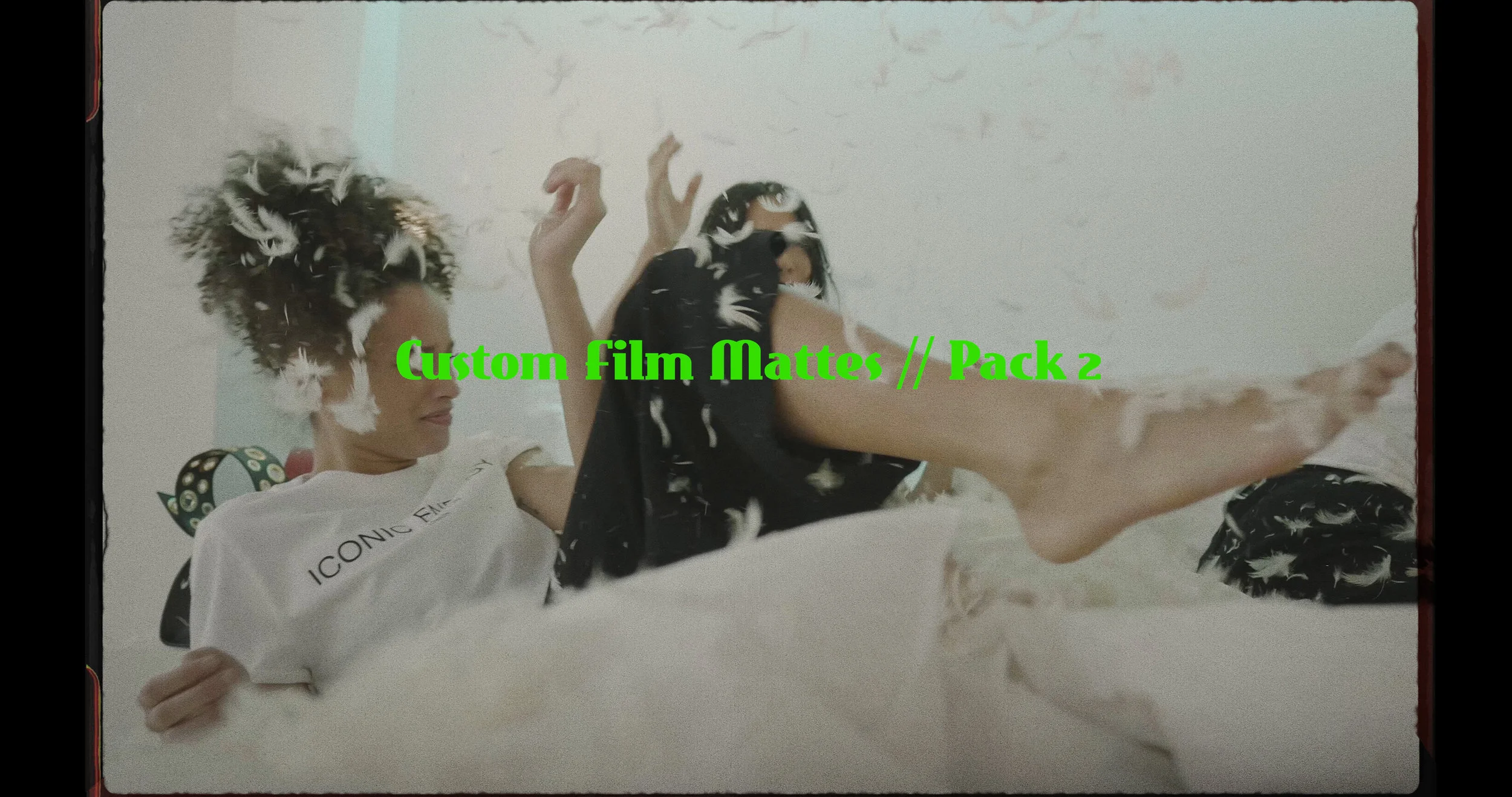 Custom Film Matte Overlays - Pack 2