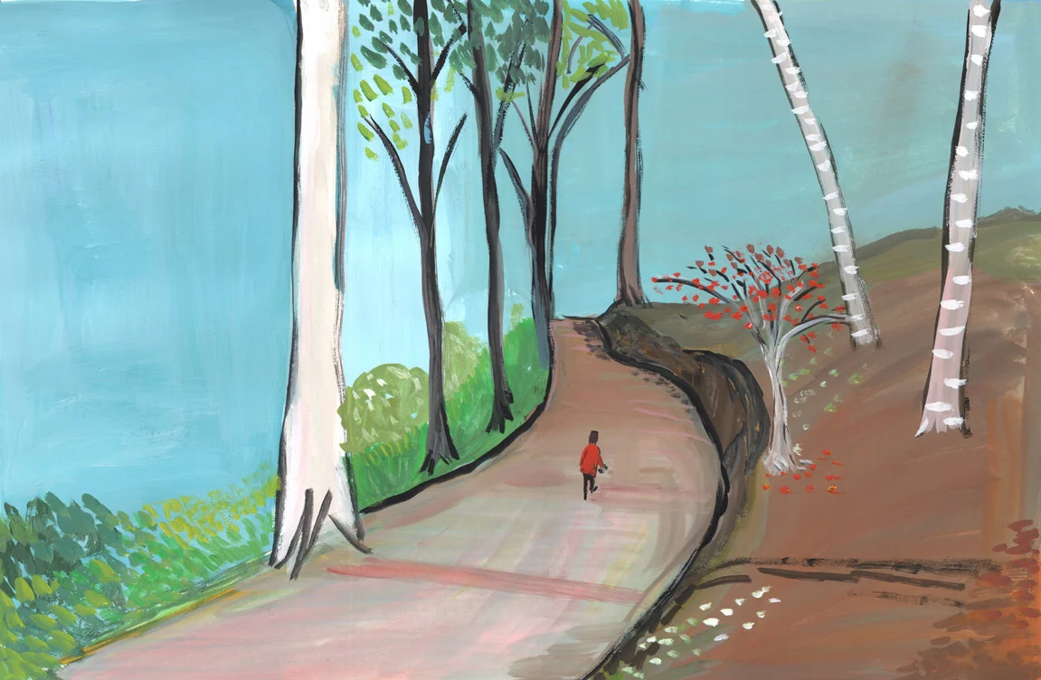Country Road , 2016 gouache on paper image: 12 1/2 x 19 inches, sheet: 15 x 22 inches $7500