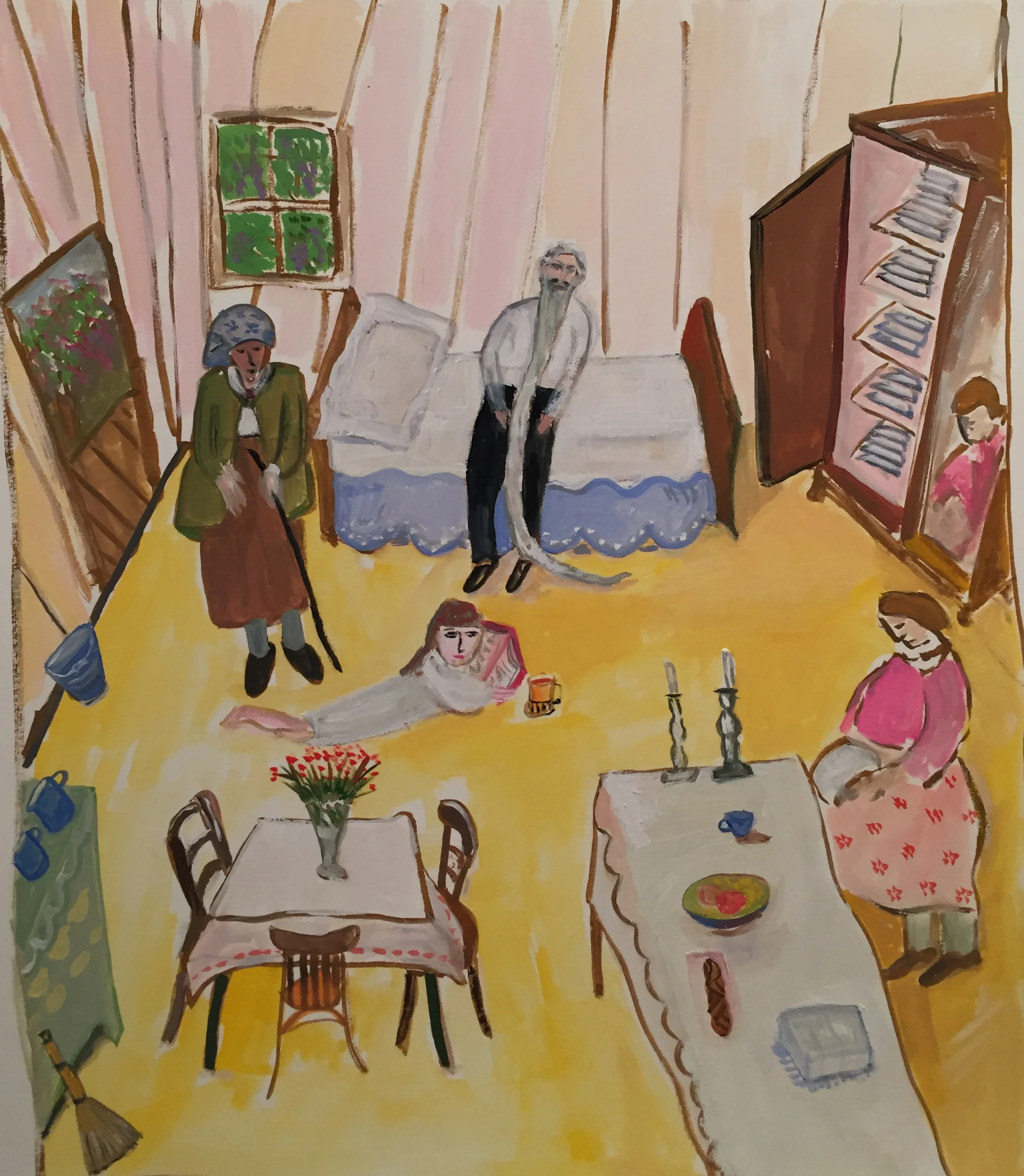 The Shack from “Beloved Dog” , 2015 gouache on paper 12 1/4 x 10 1/4 inches $5500