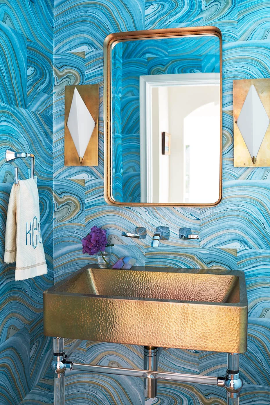 Kara Cox Dover Project Powder Room