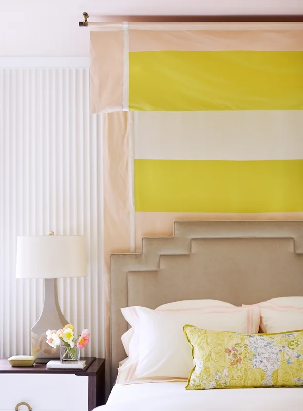 Traditional Home Adamsleigh Showhouse Headboard Detail